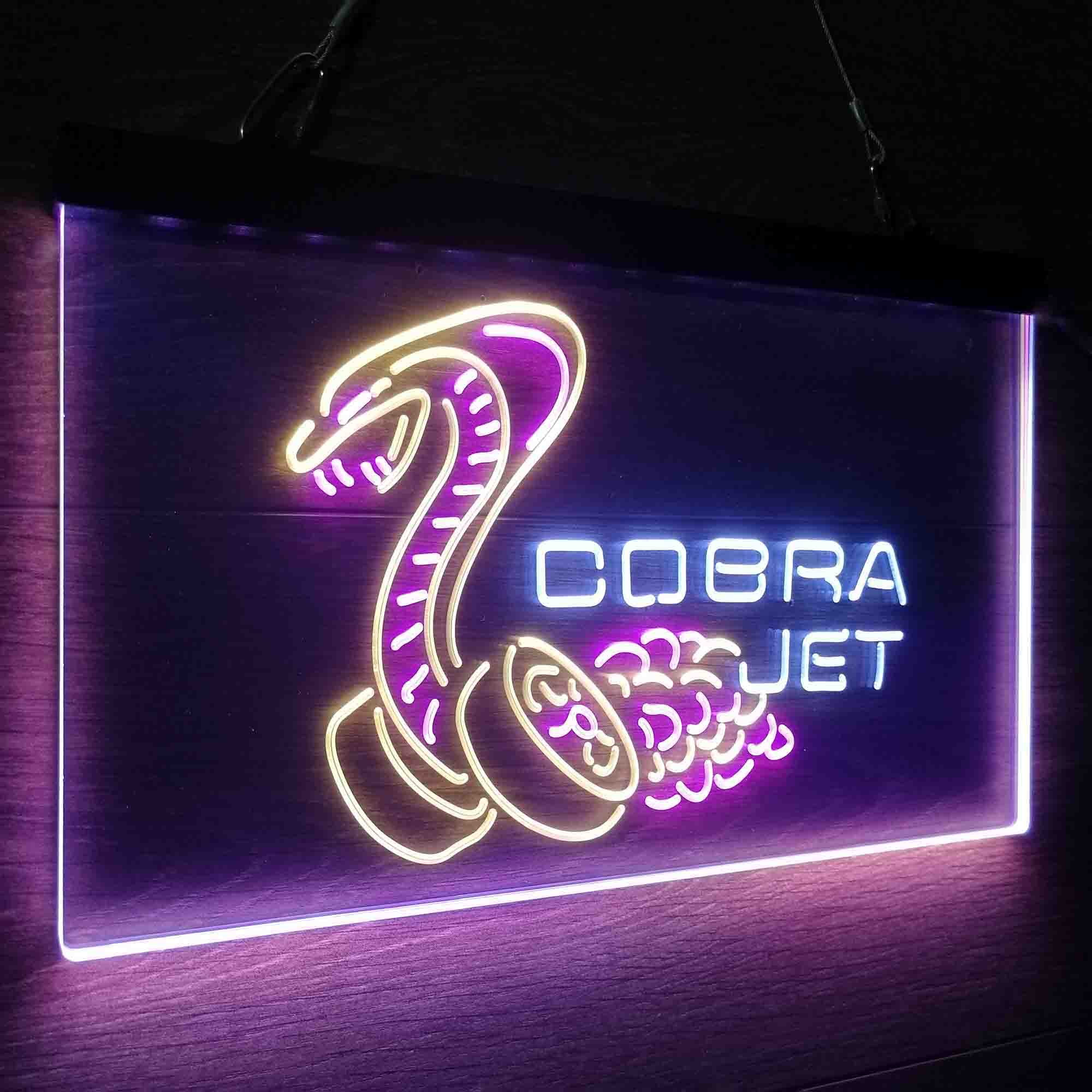 Cobra Jet Car Neon LED Sign 3 Colors