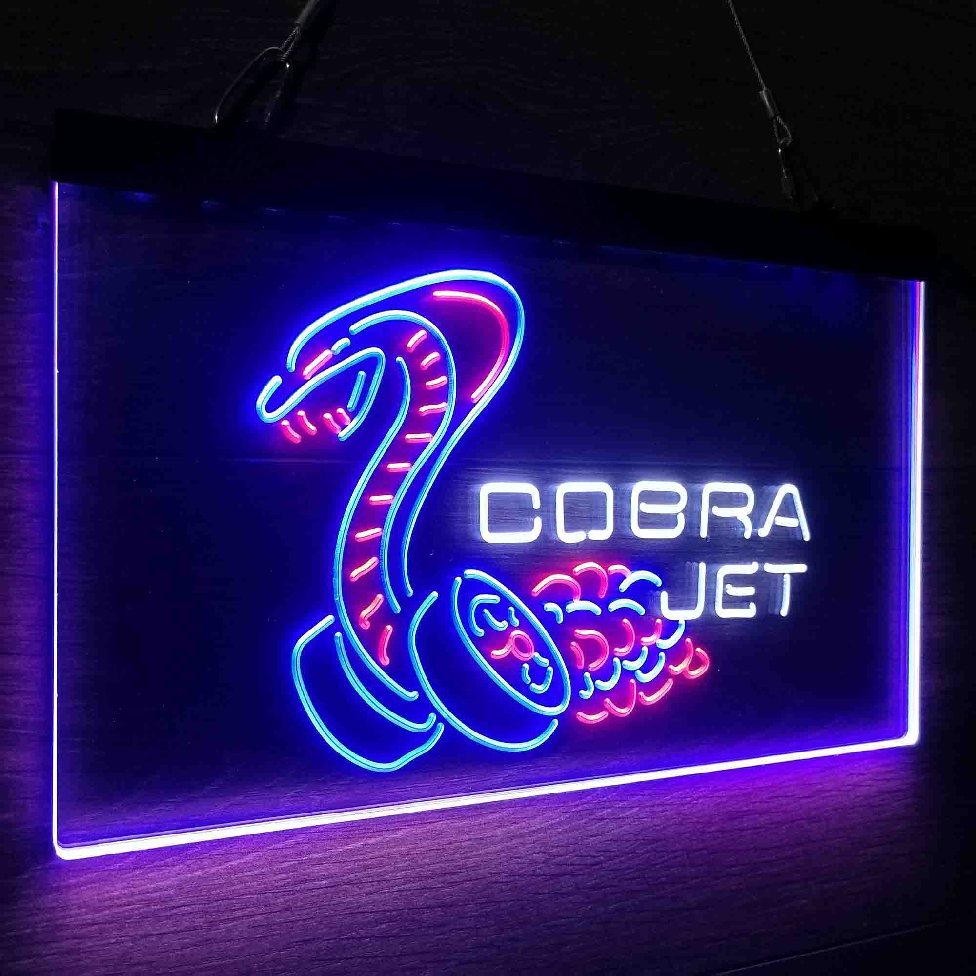 Cobra Jet Car Neon LED Sign 3 Colors