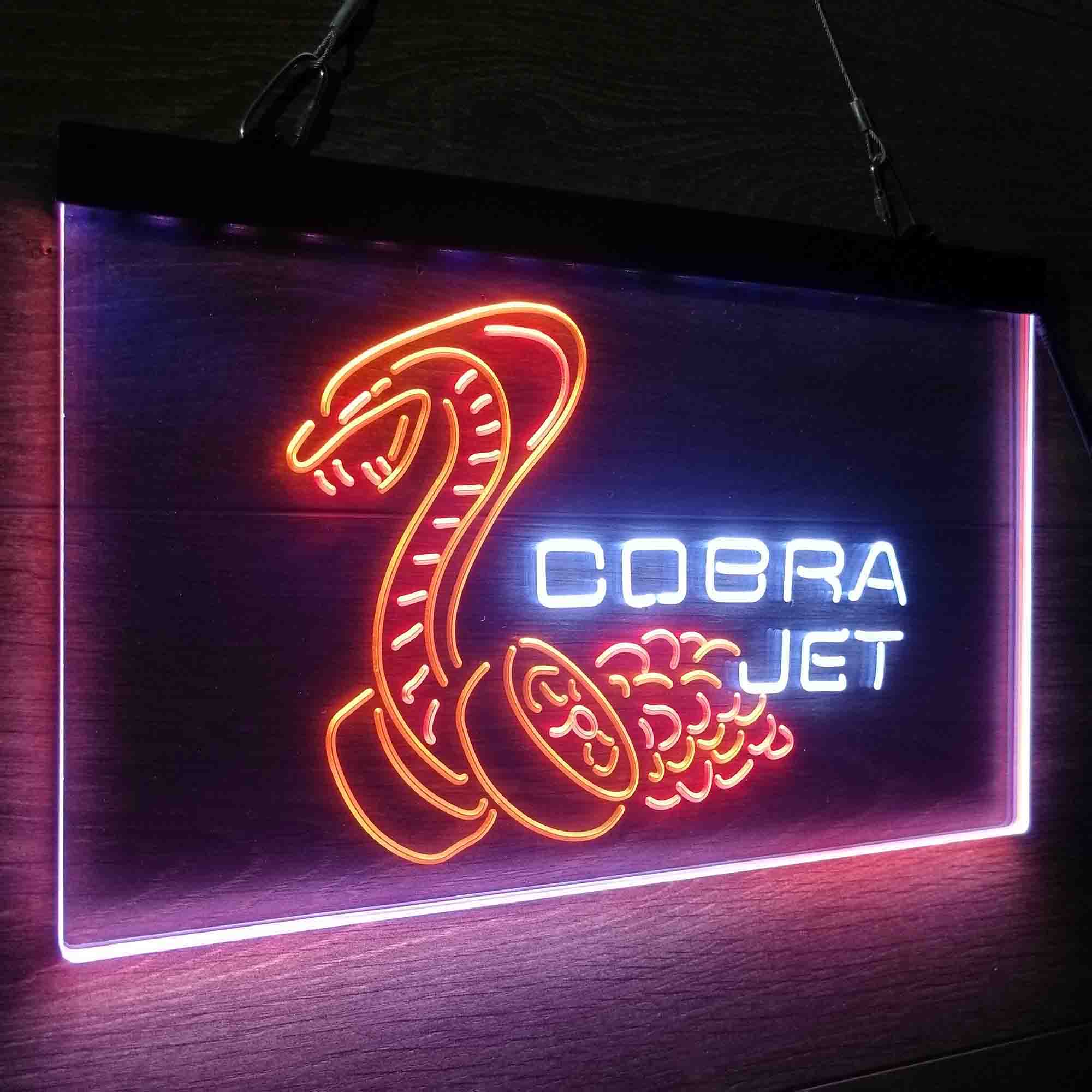 Cobra Jet Car Neon LED Sign 3 Colors