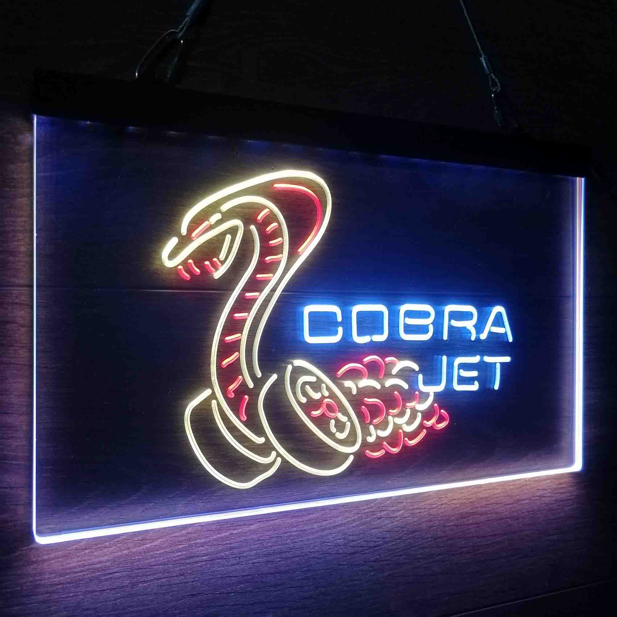 Cobra Jet Car Neon LED Sign 3 Colors