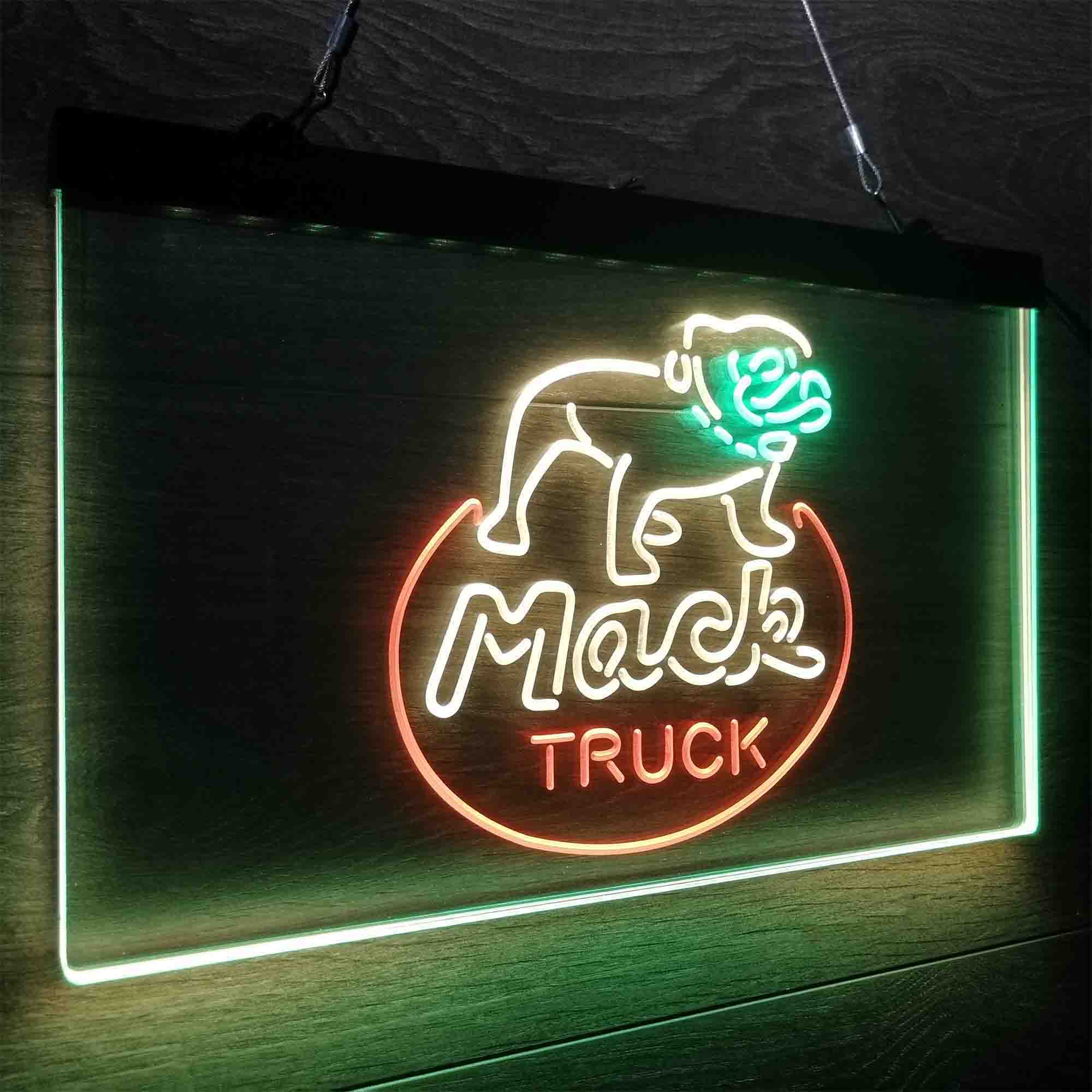 Mack Truck Garage Neon LED Sign 3 Colors