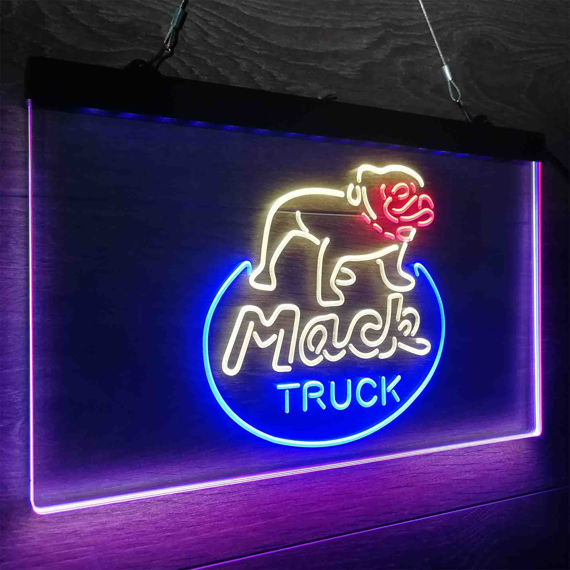 Mack Truck Garage Neon LED Sign 3 Colors