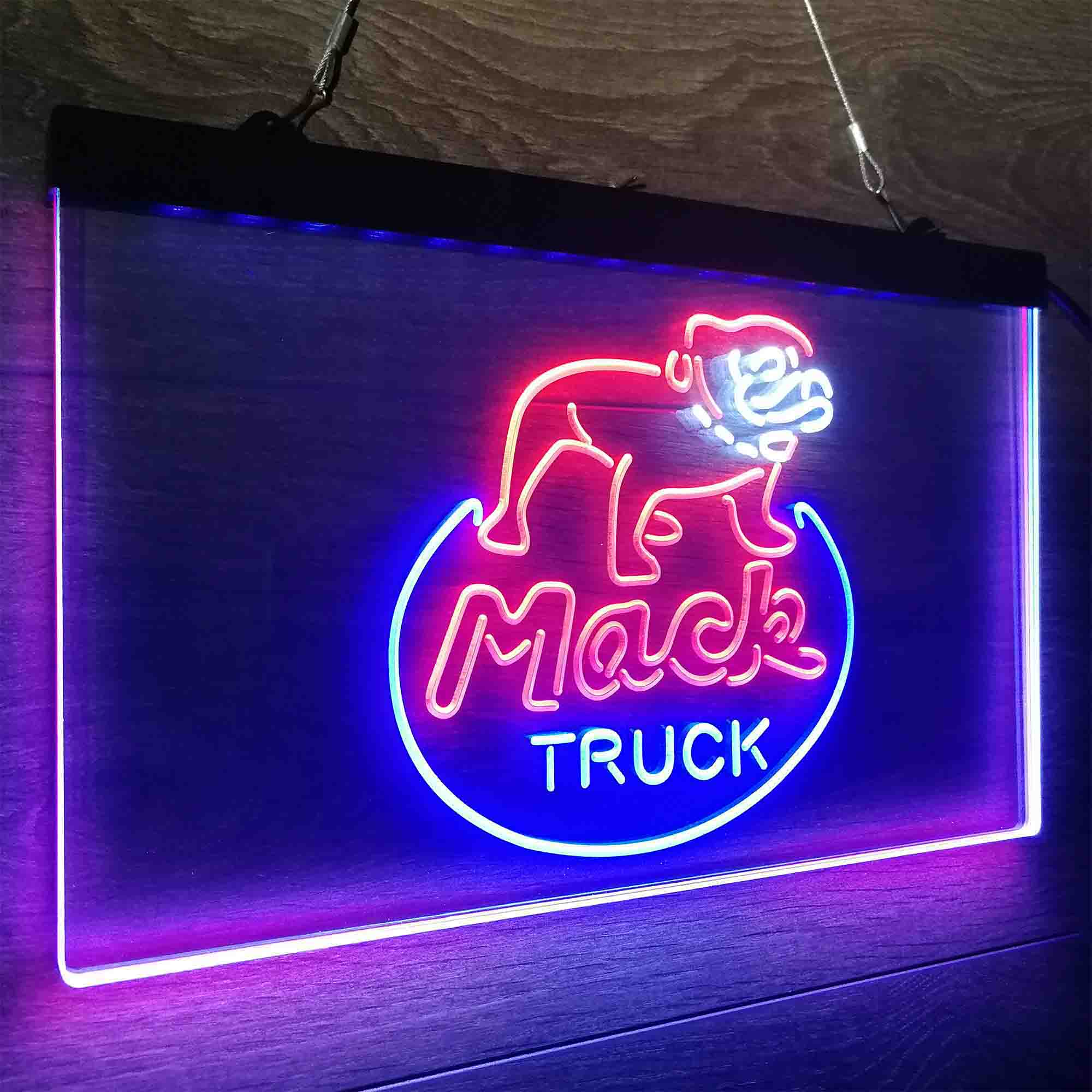 Mack Truck Garage Neon LED Sign 3 Colors