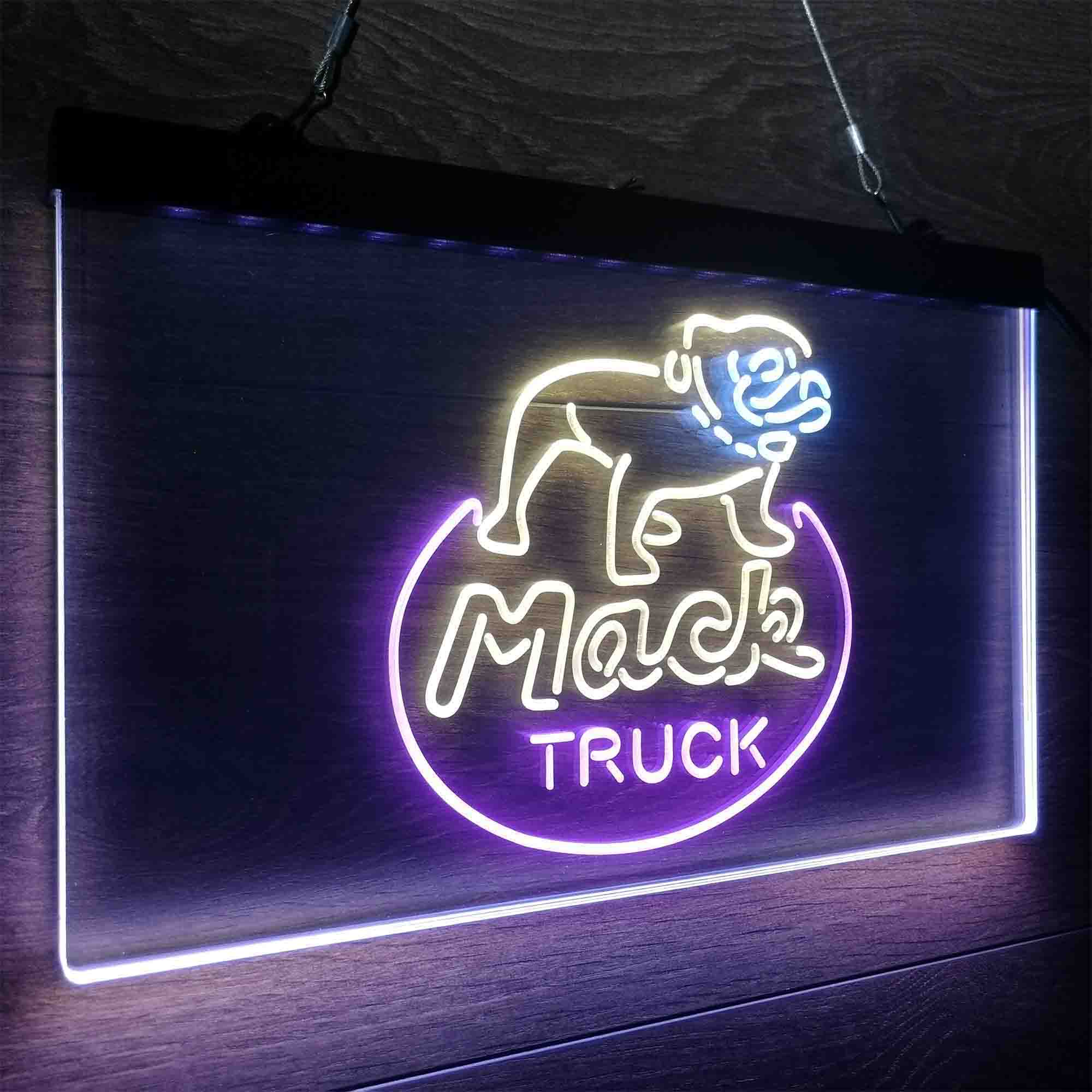 Mack Truck Garage Neon LED Sign 3 Colors