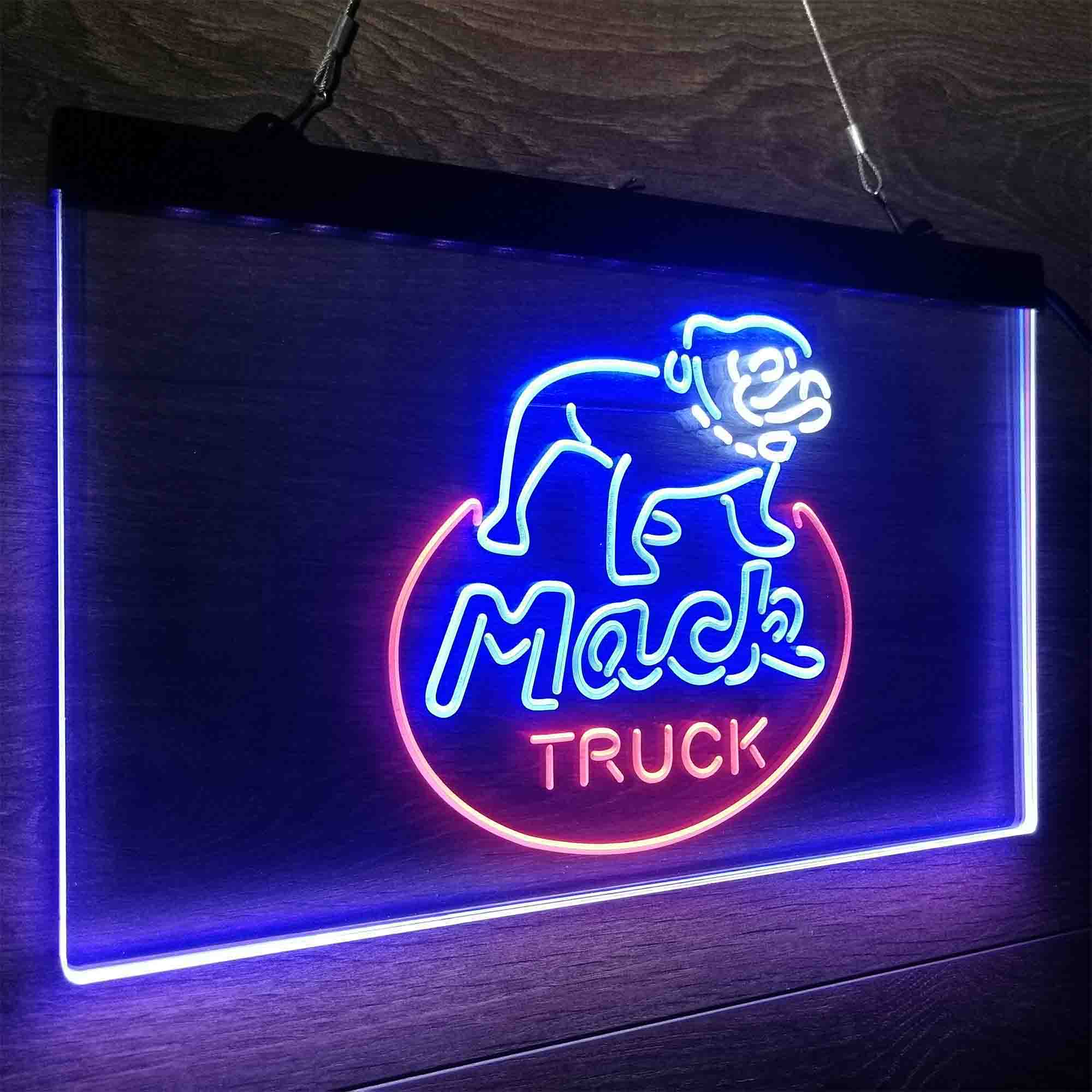 Mack Truck Garage Neon LED Sign 3 Colors