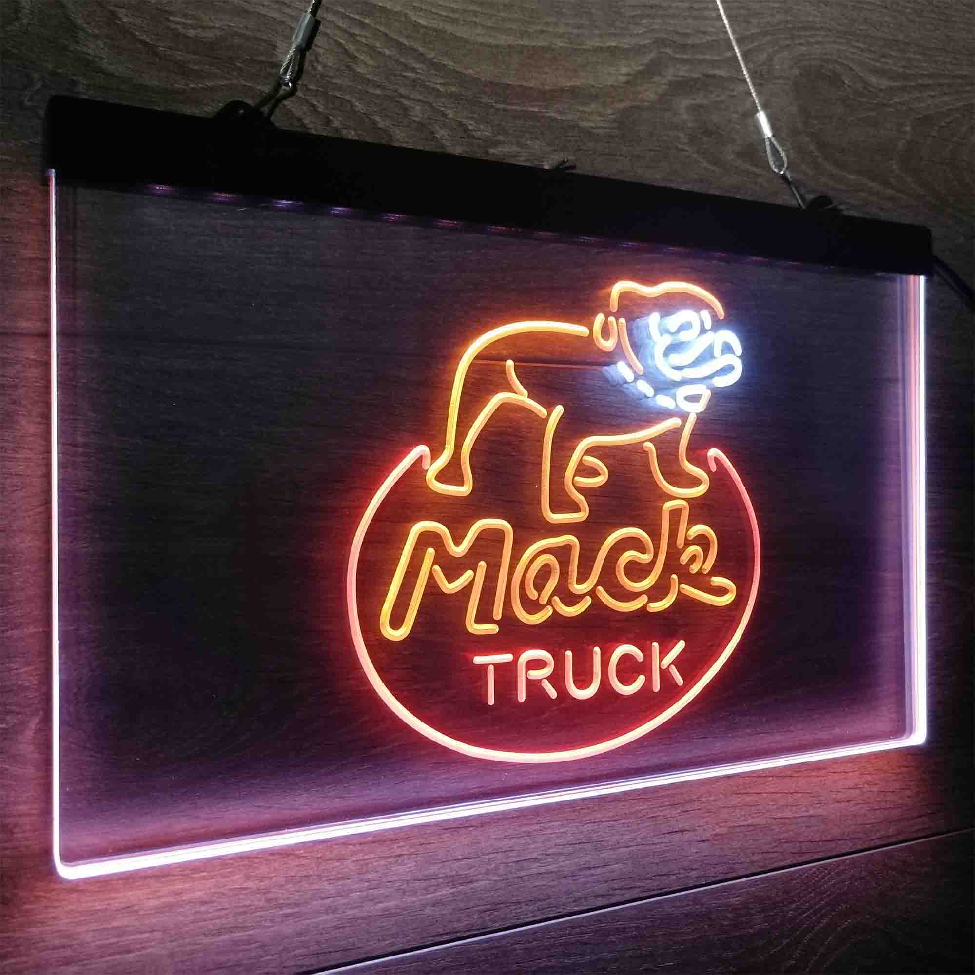 Mack Truck Garage Neon LED Sign 3 Colors