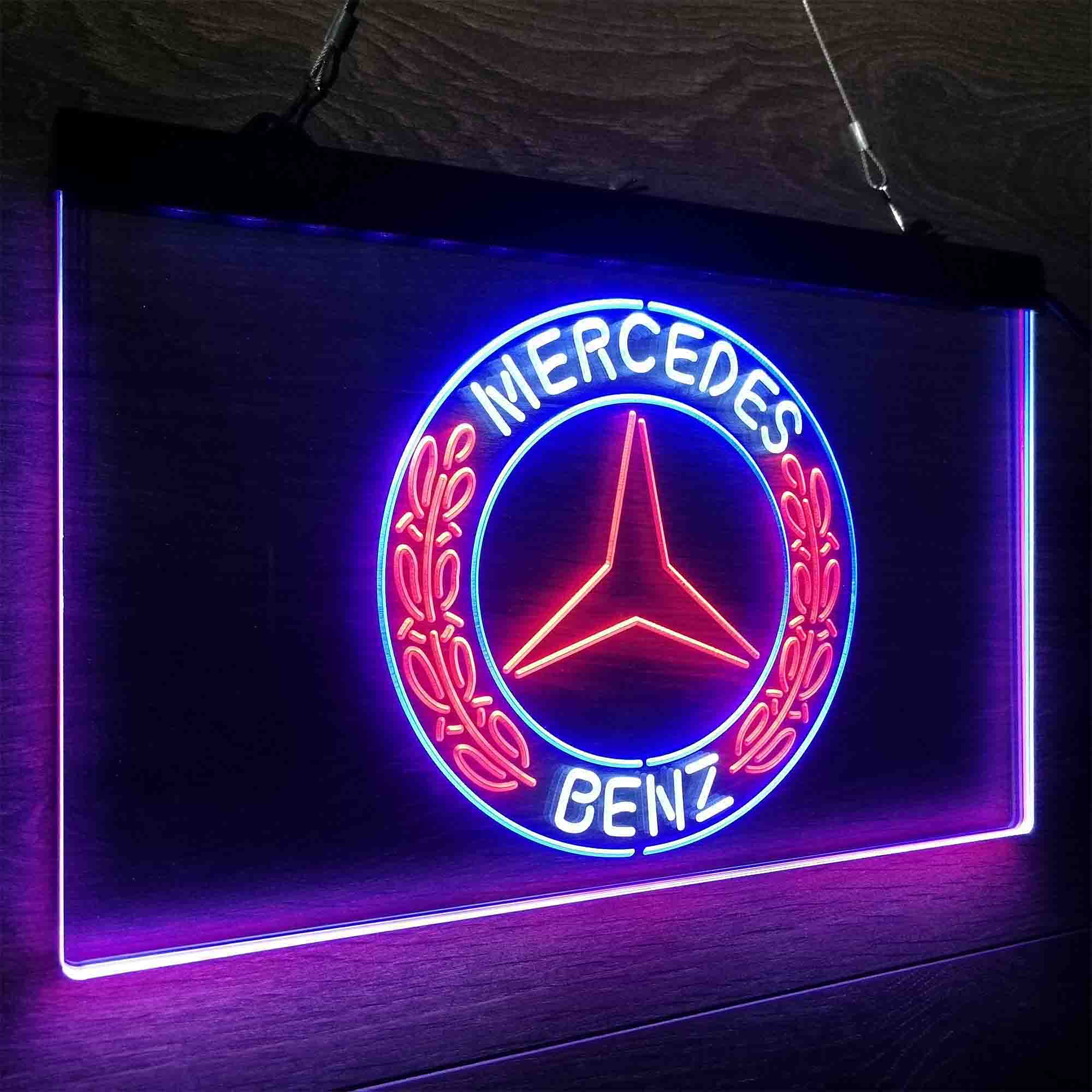 Mercedes Benz Neon LED Sign 3 Colors