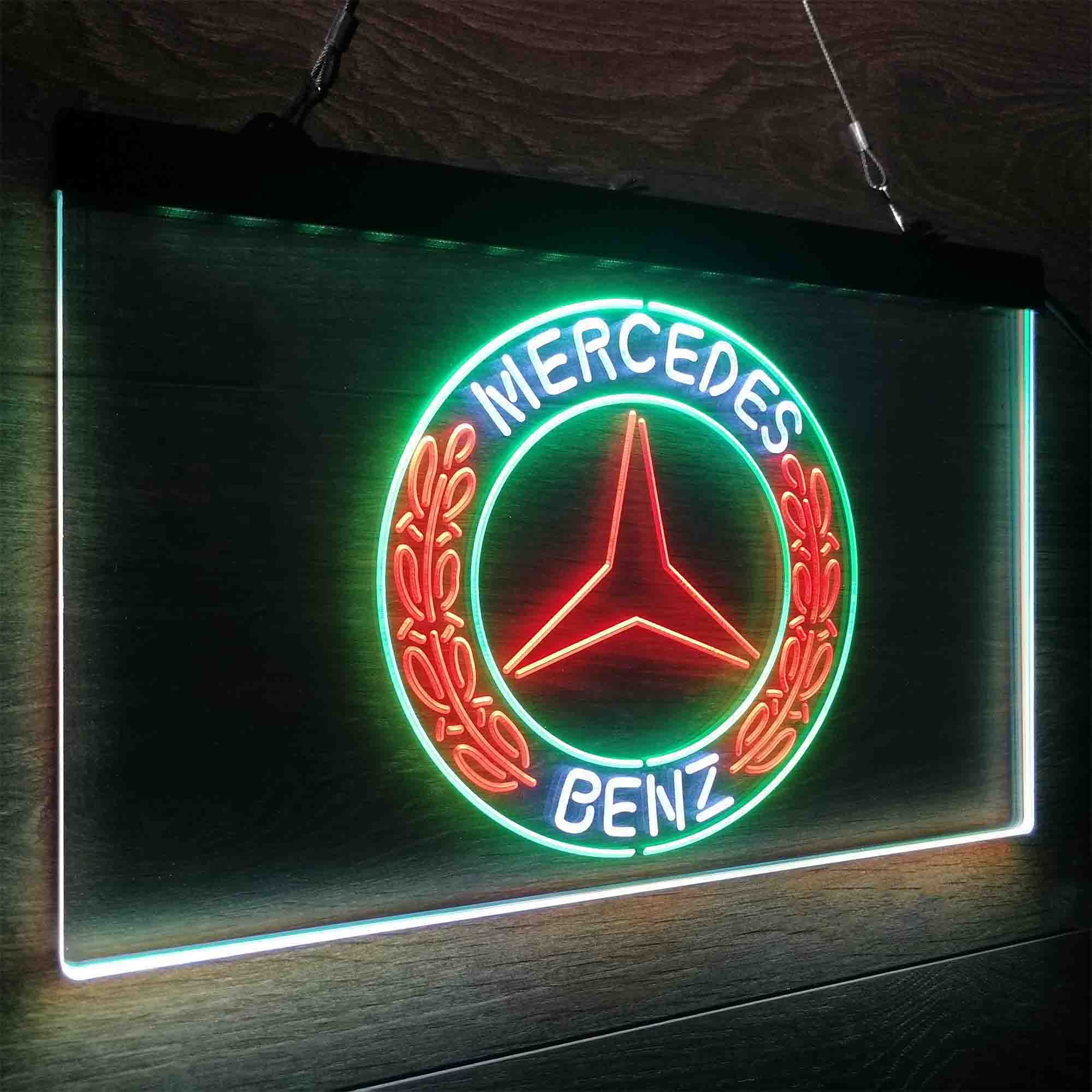 Mercedes Benz Neon LED Sign 3 Colors