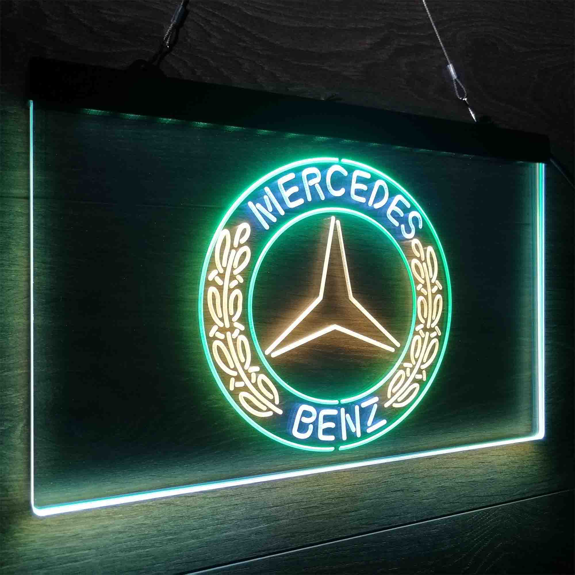 Mercedes Benz Neon LED Sign 3 Colors