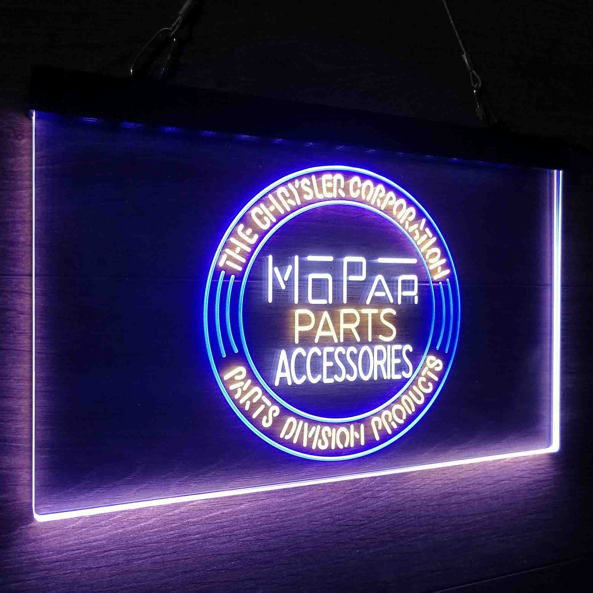 Mopar Parts Neon LED Sign 3 Colors