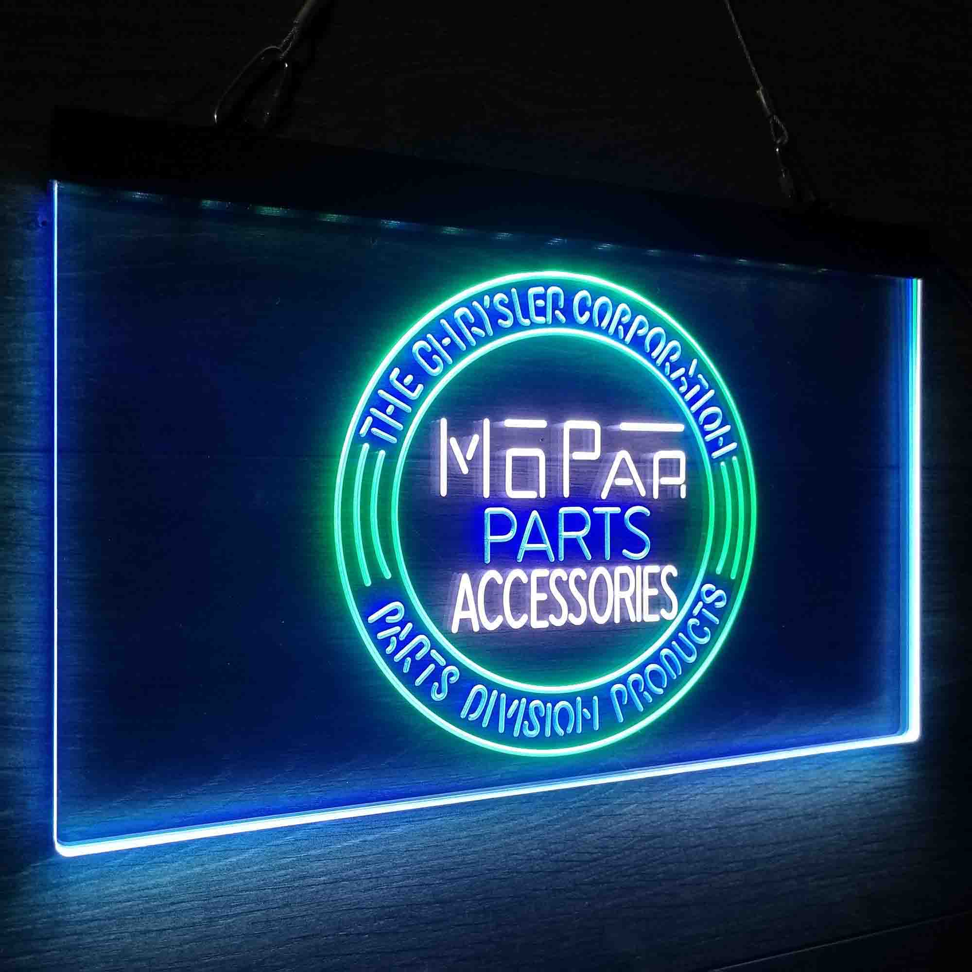 Mopar Parts Neon LED Sign 3 Colors