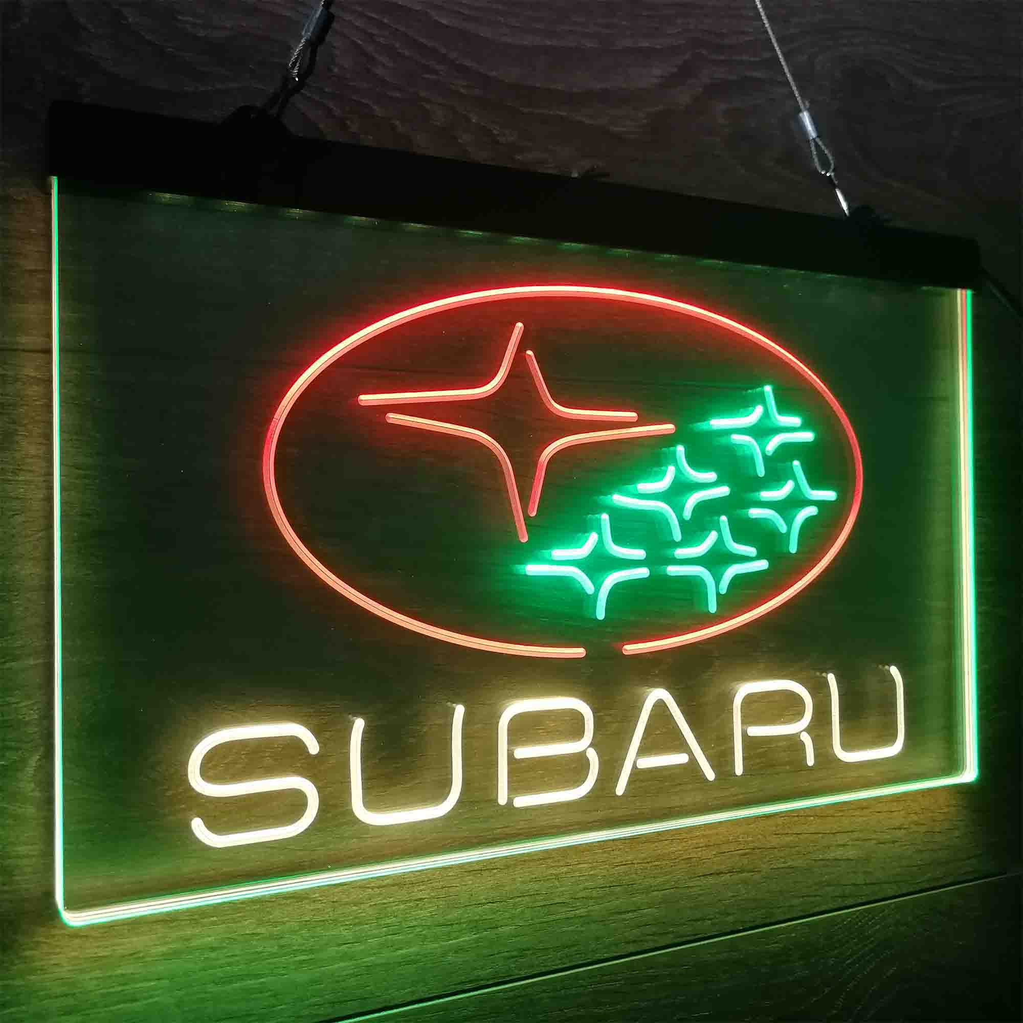 Subaru Car Neon LED Sign 3 Colors