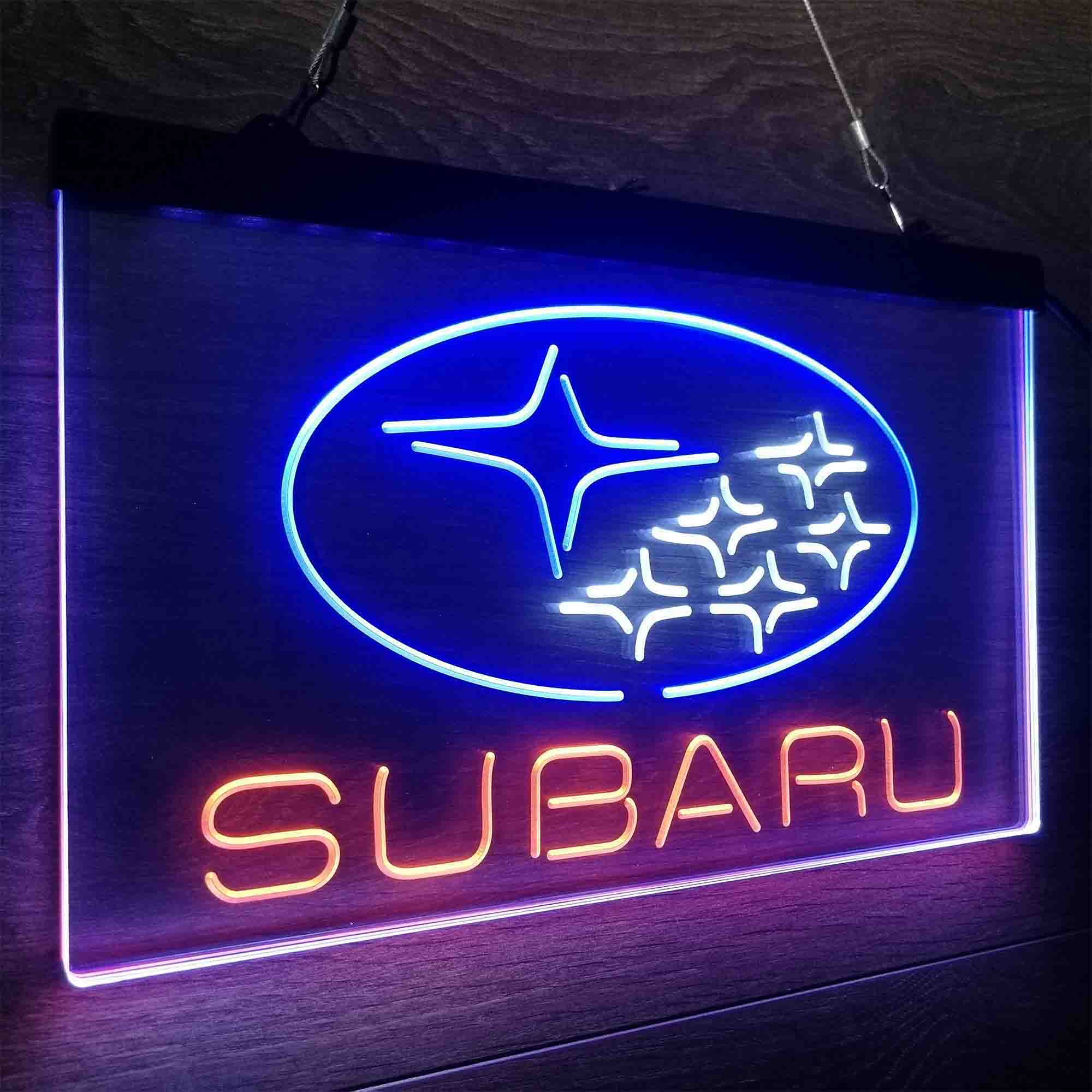 Subaru Car Neon LED Sign 3 Colors