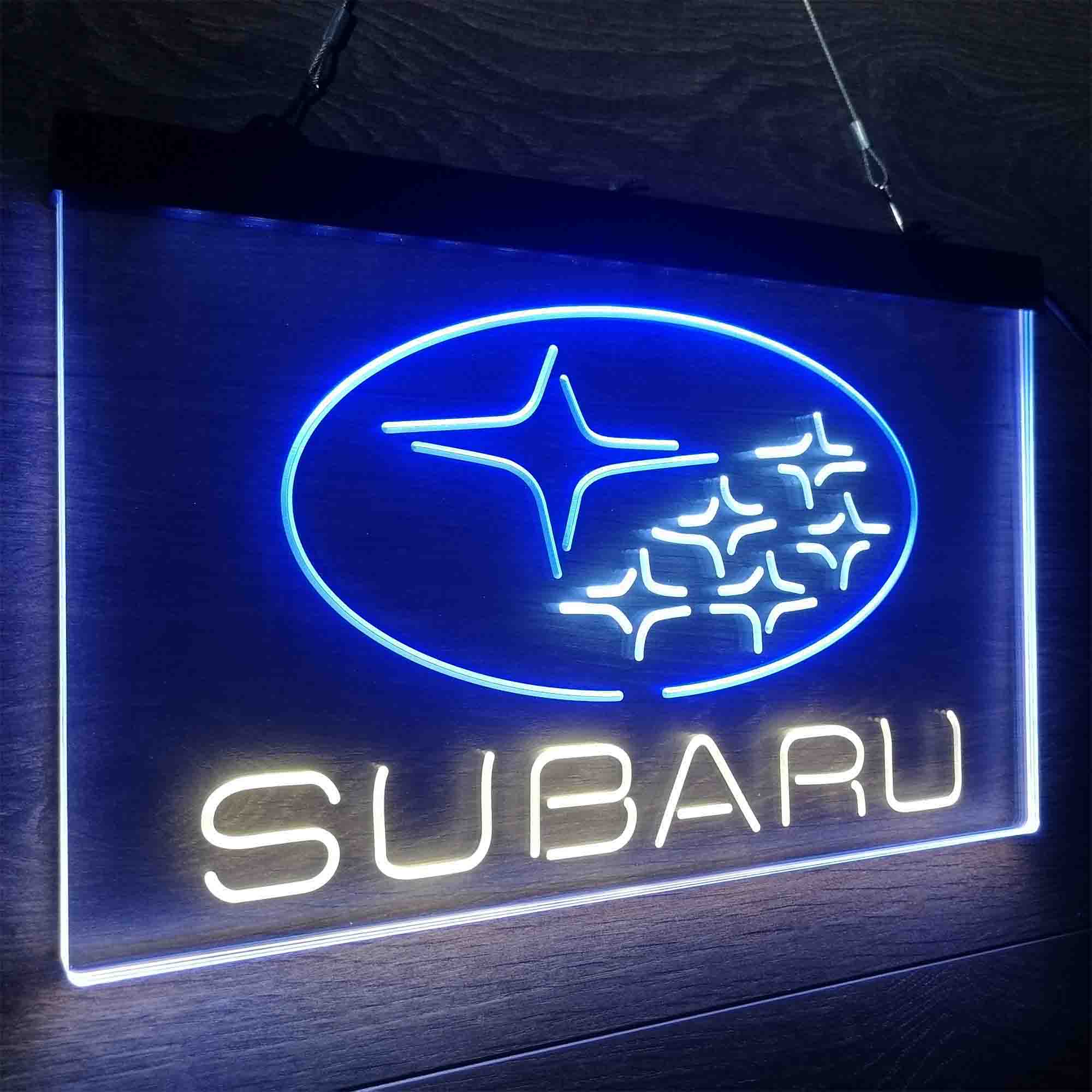 Subaru Car Neon LED Sign 3 Colors