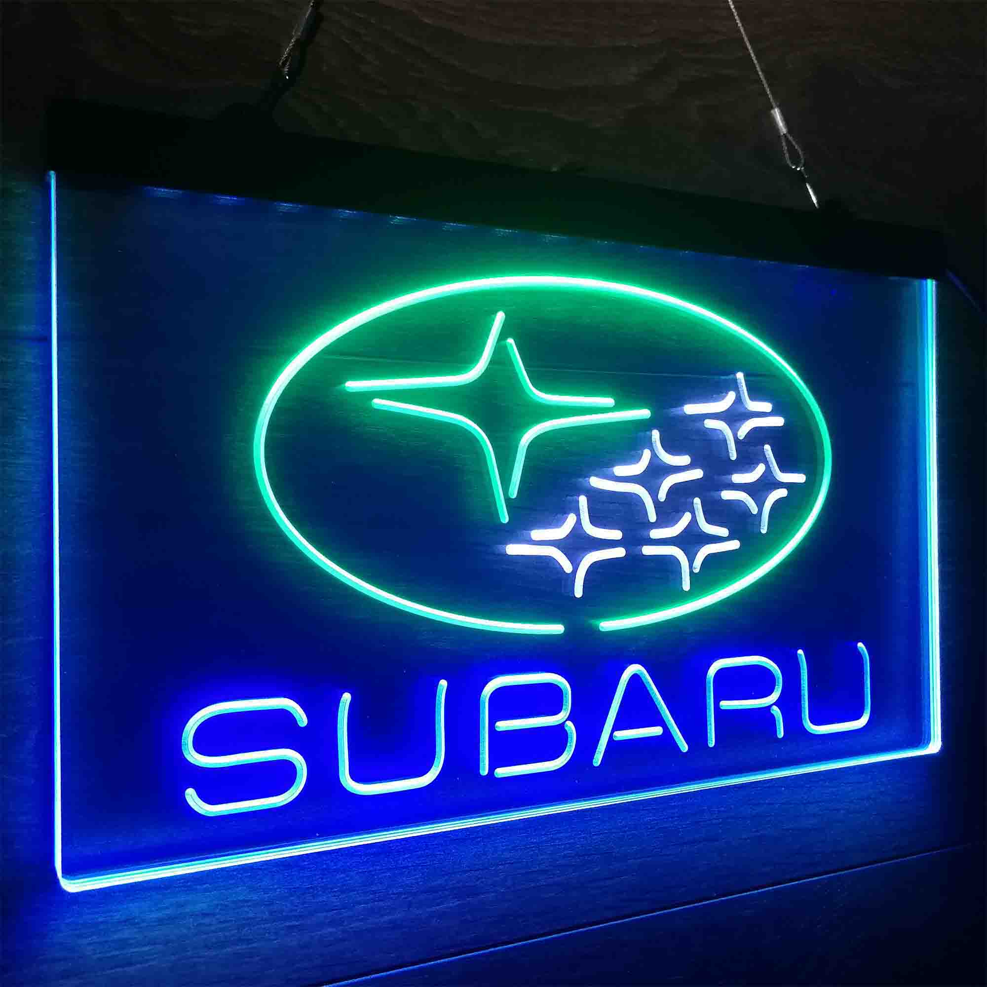 Subaru Car Neon LED Sign 3 Colors