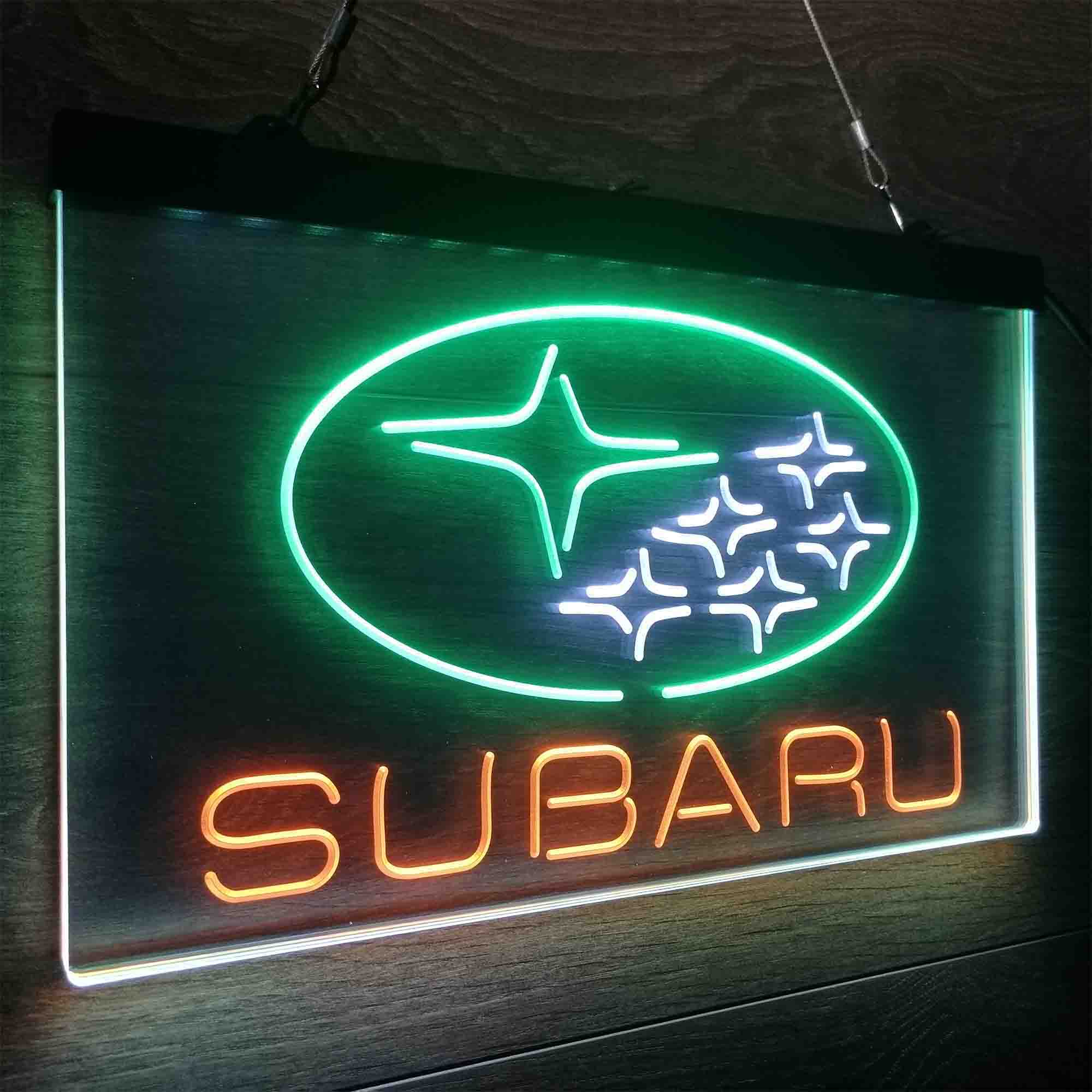 Subaru Car Neon LED Sign 3 Colors