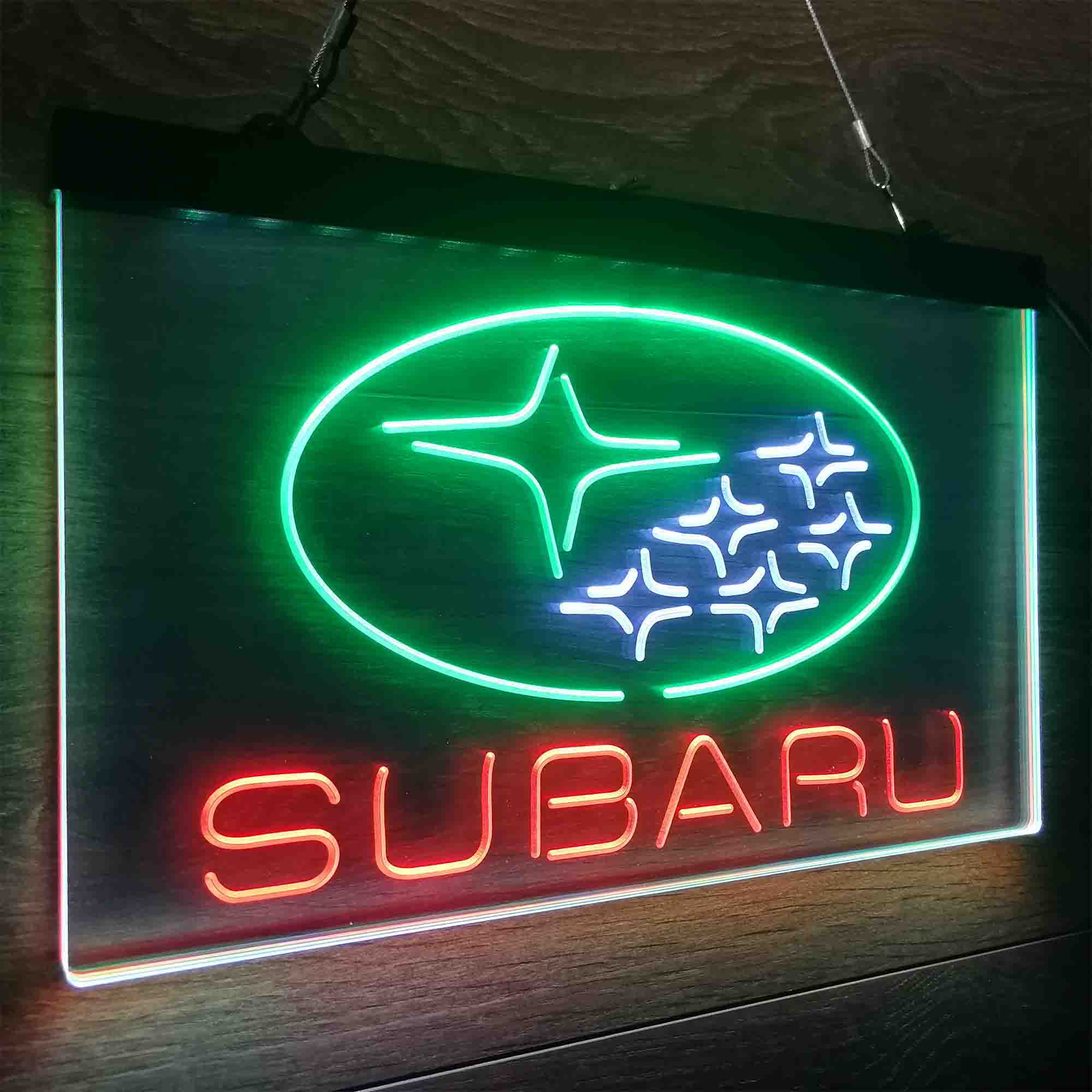 Subaru Car Neon LED Sign 3 Colors