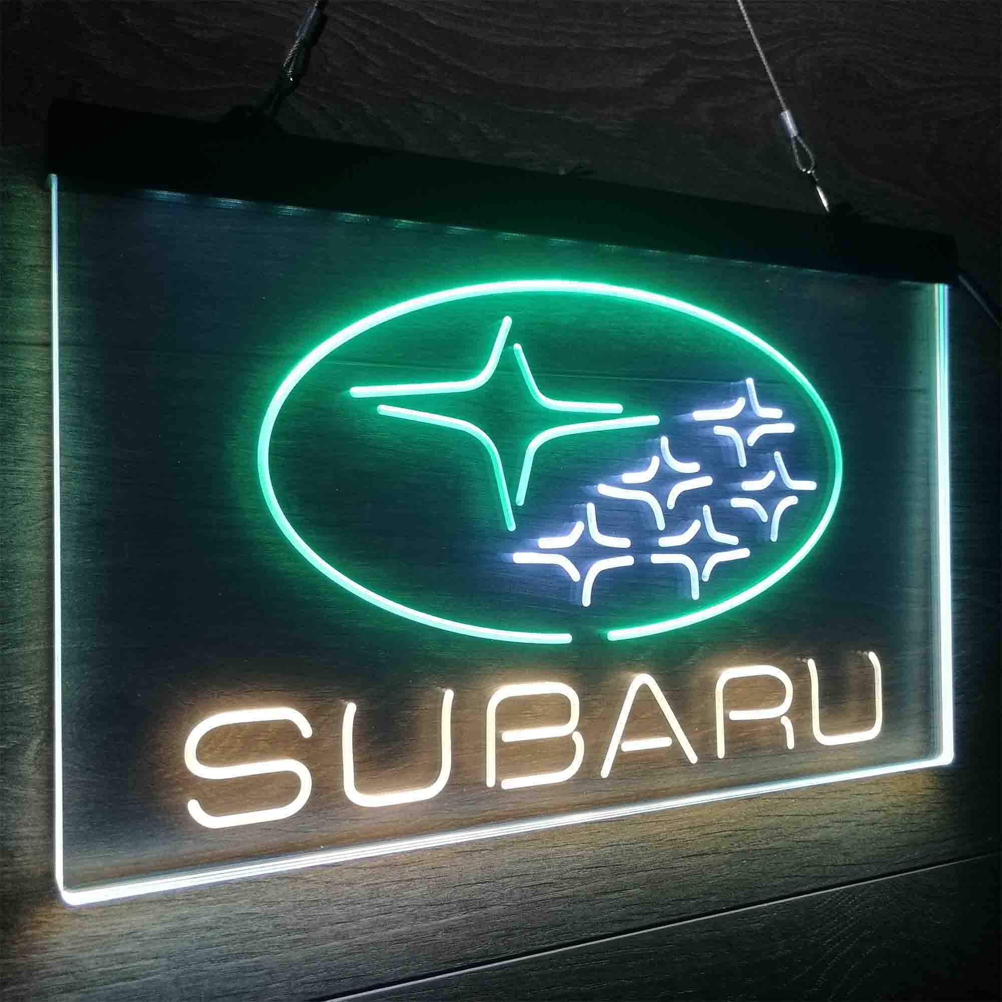 Subaru Car Neon LED Sign 3 Colors