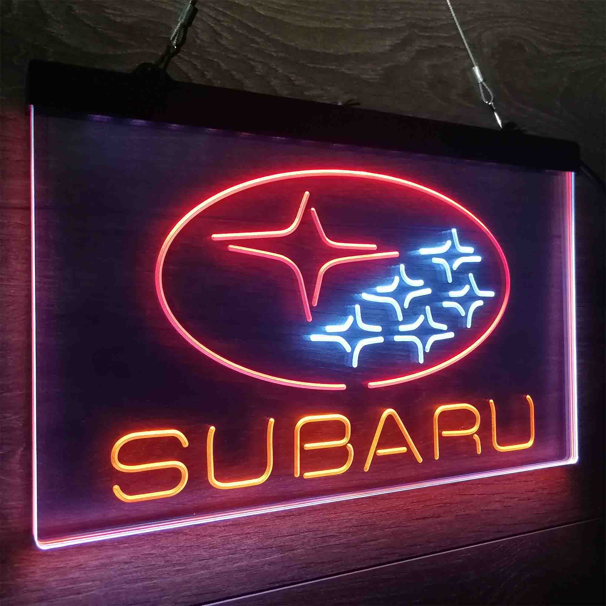 Subaru Car Neon LED Sign 3 Colors