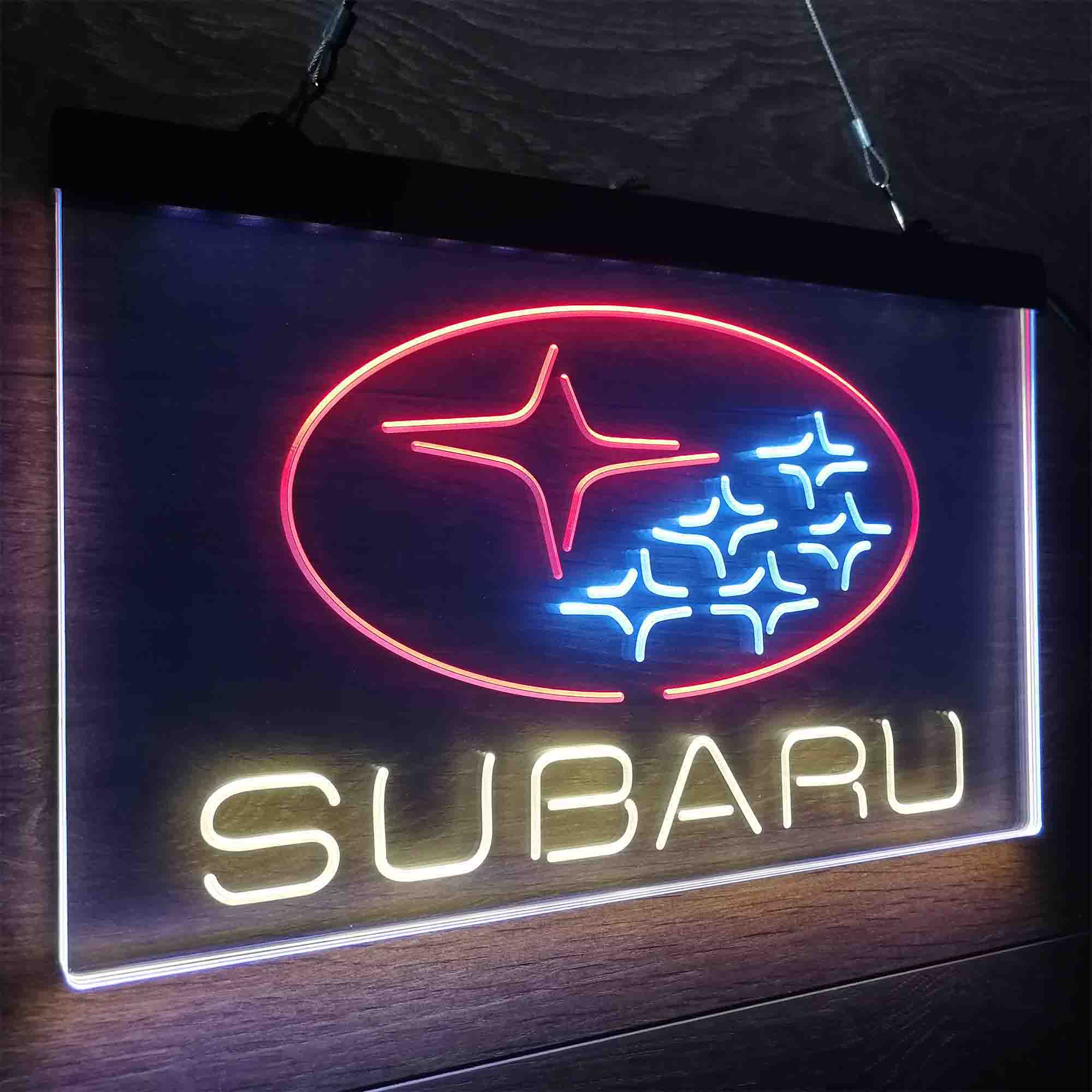 Subaru Car Neon LED Sign 3 Colors