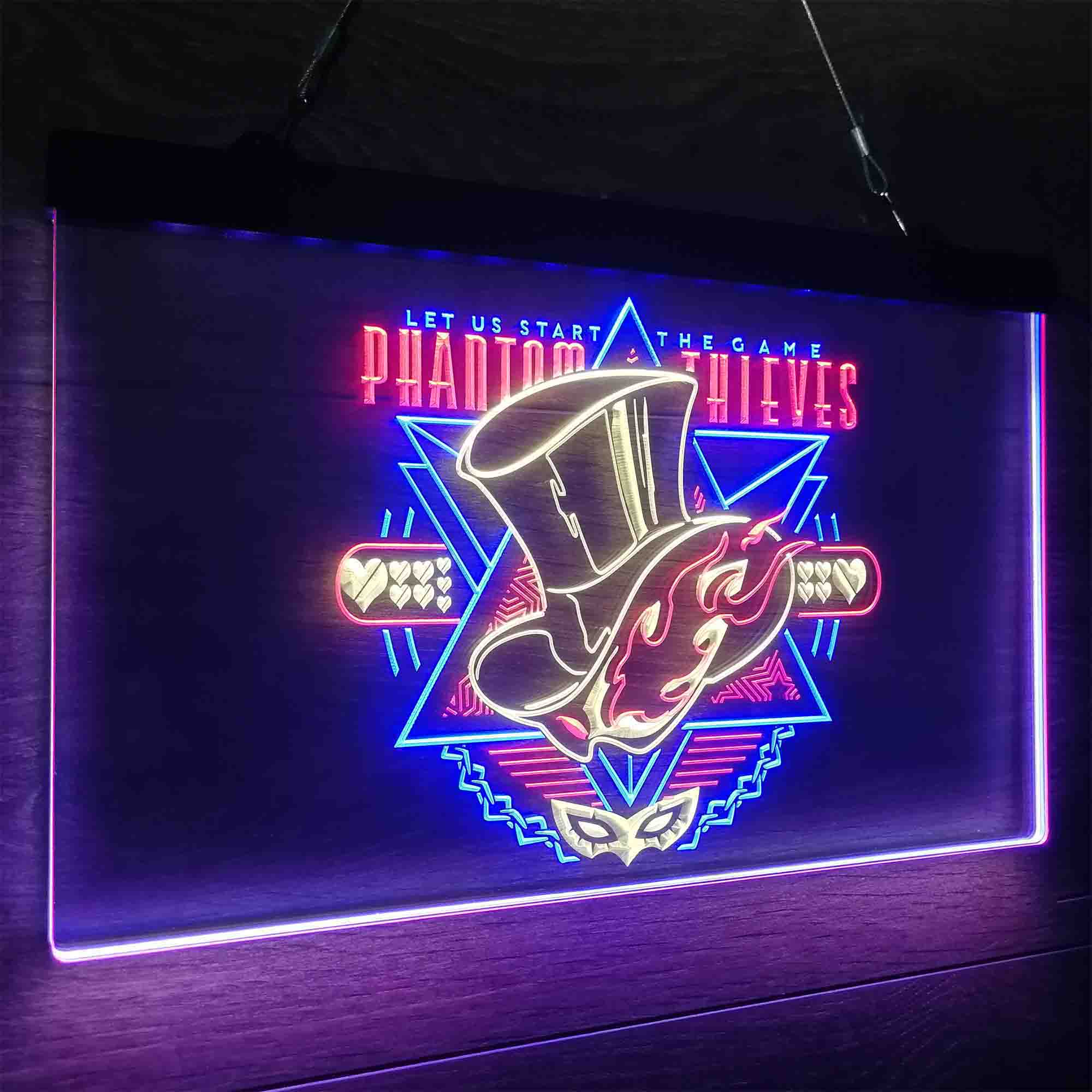 persona 5 phantom thieves Neon LED Sign 3 Colors