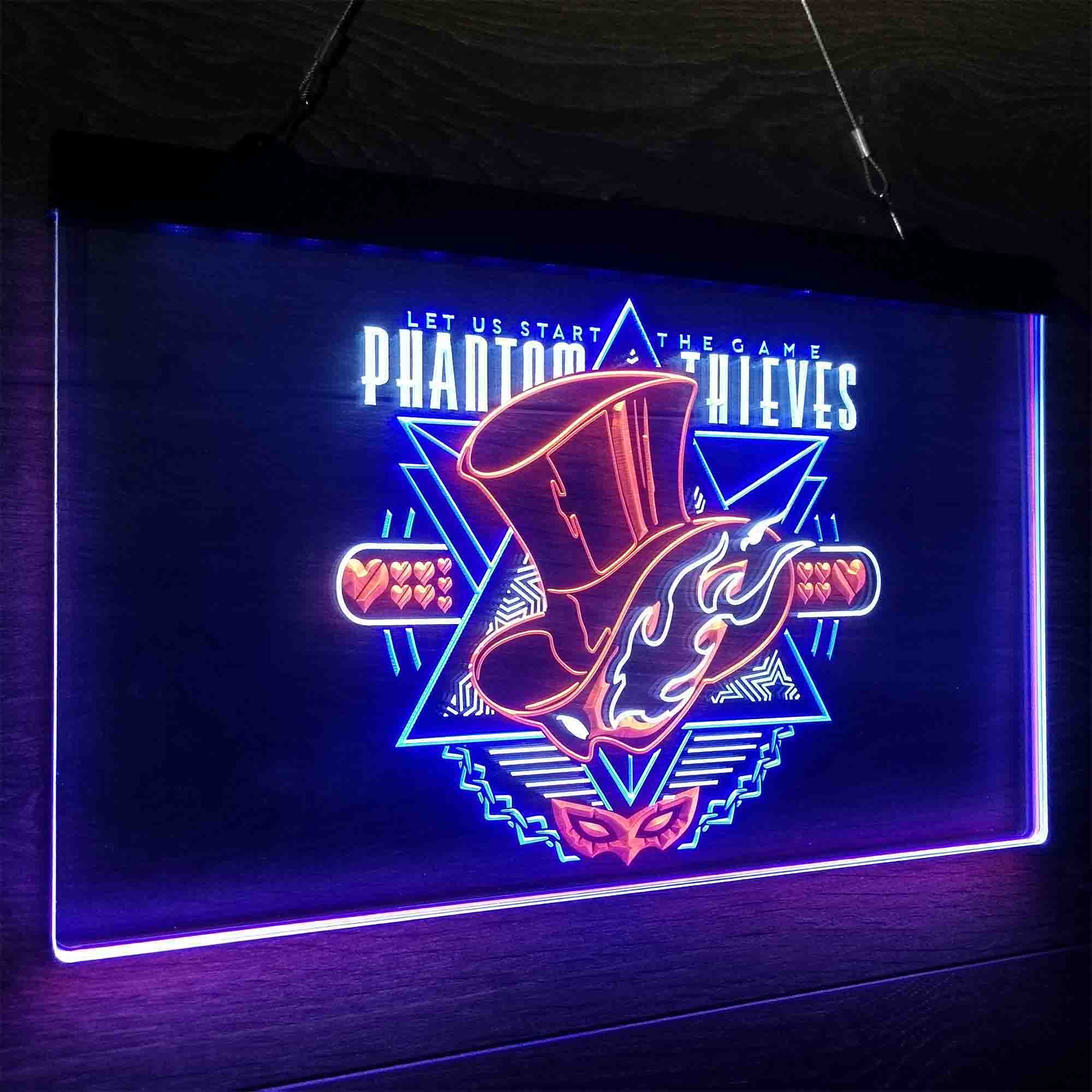 persona 5 phantom thieves Neon LED Sign 3 Colors