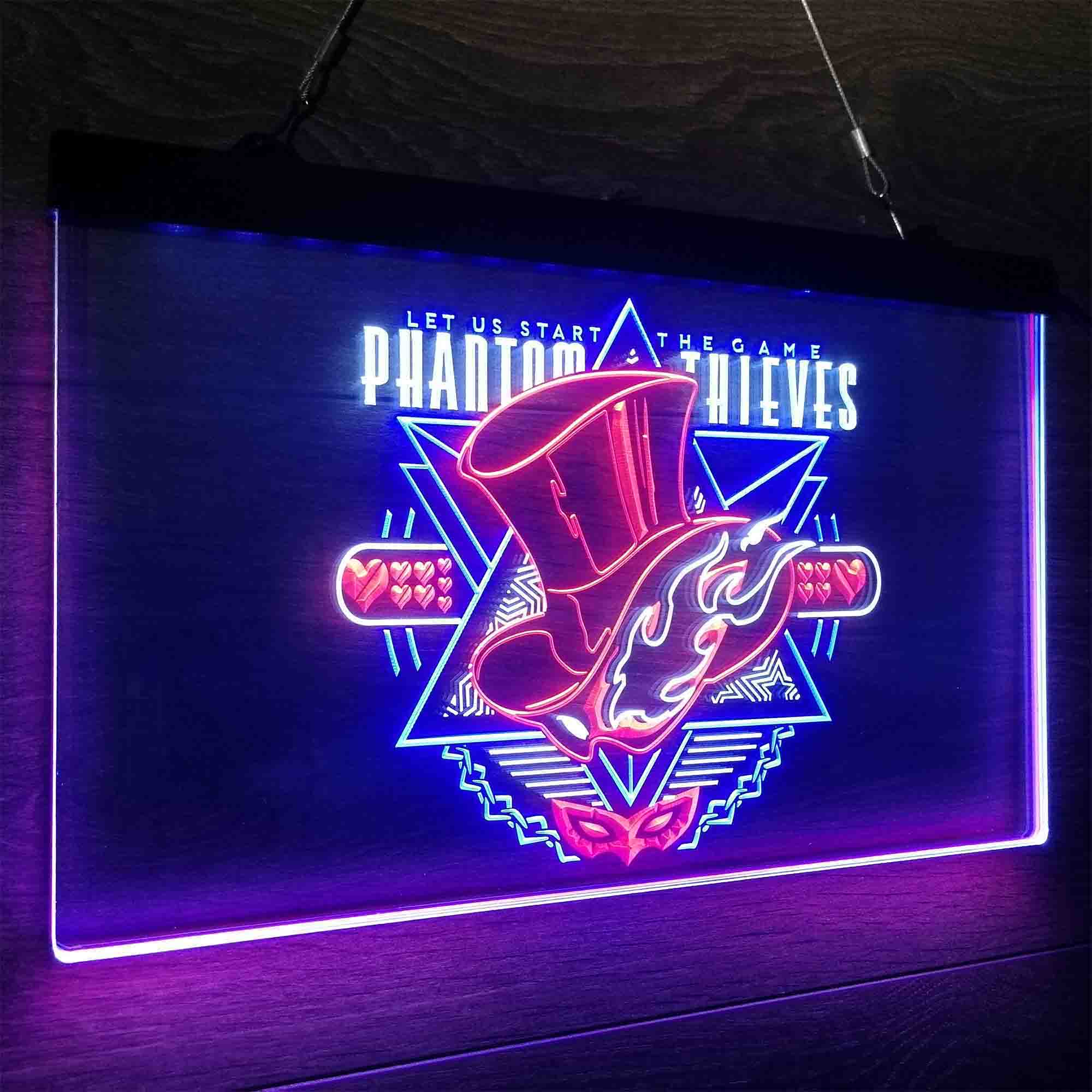 persona 5 phantom thieves Neon LED Sign 3 Colors