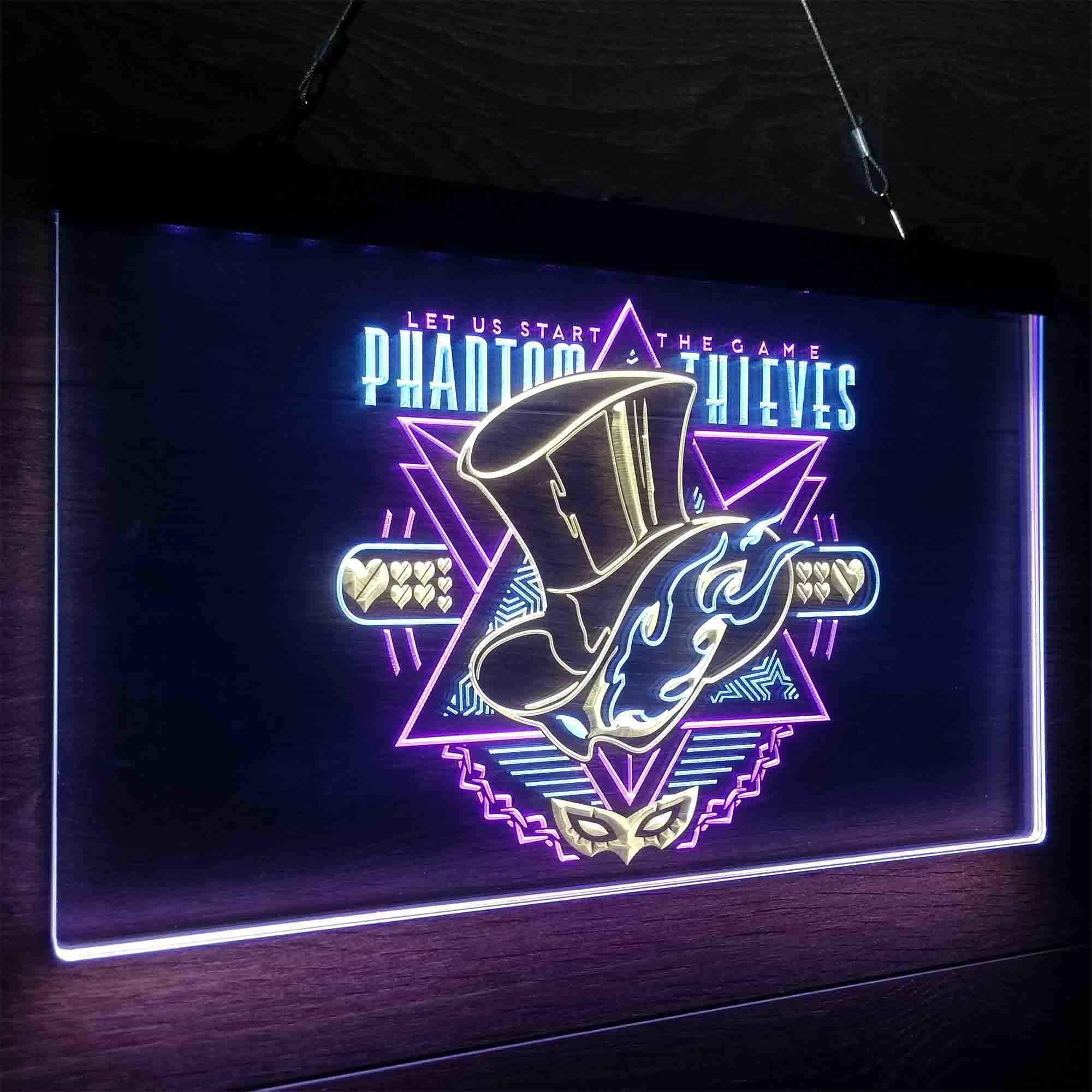 persona 5 phantom thieves Neon LED Sign 3 Colors