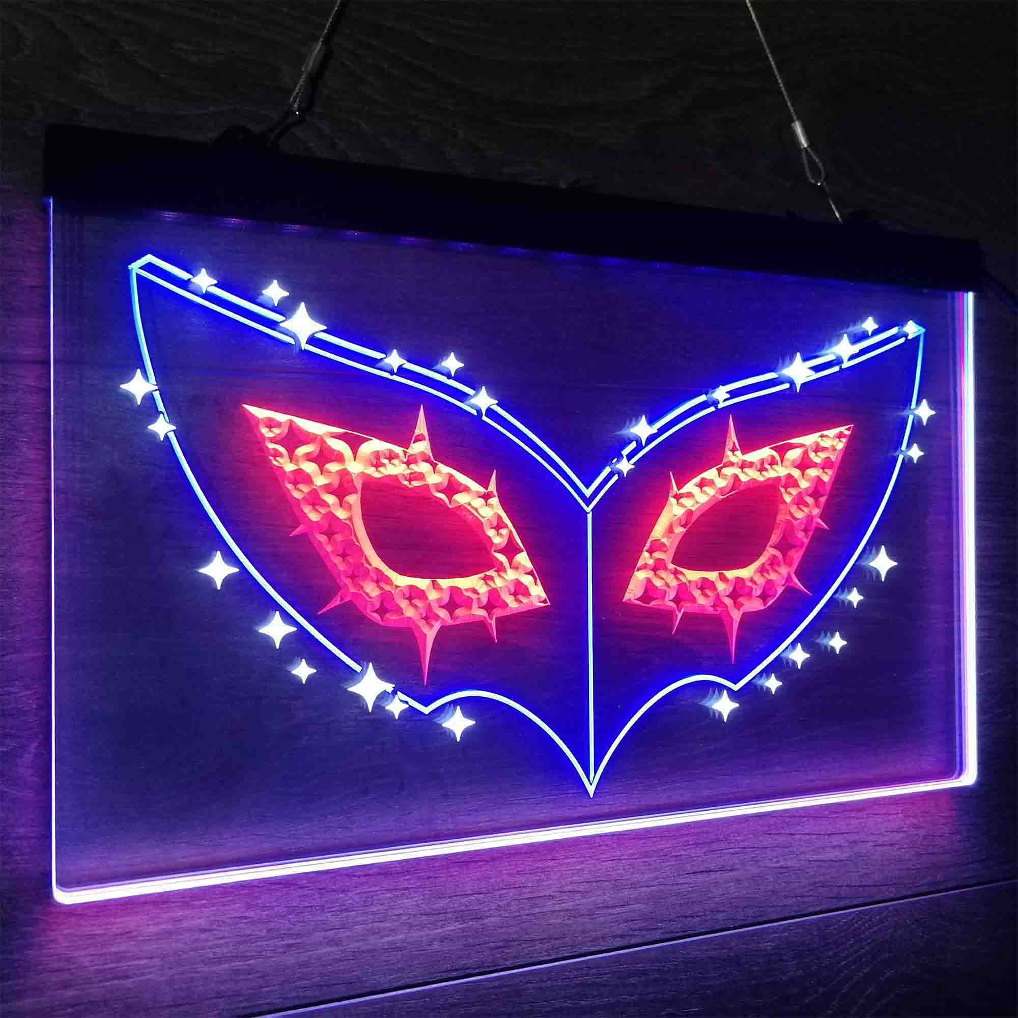 persona 5-mask Neon LED Sign 3 Colors