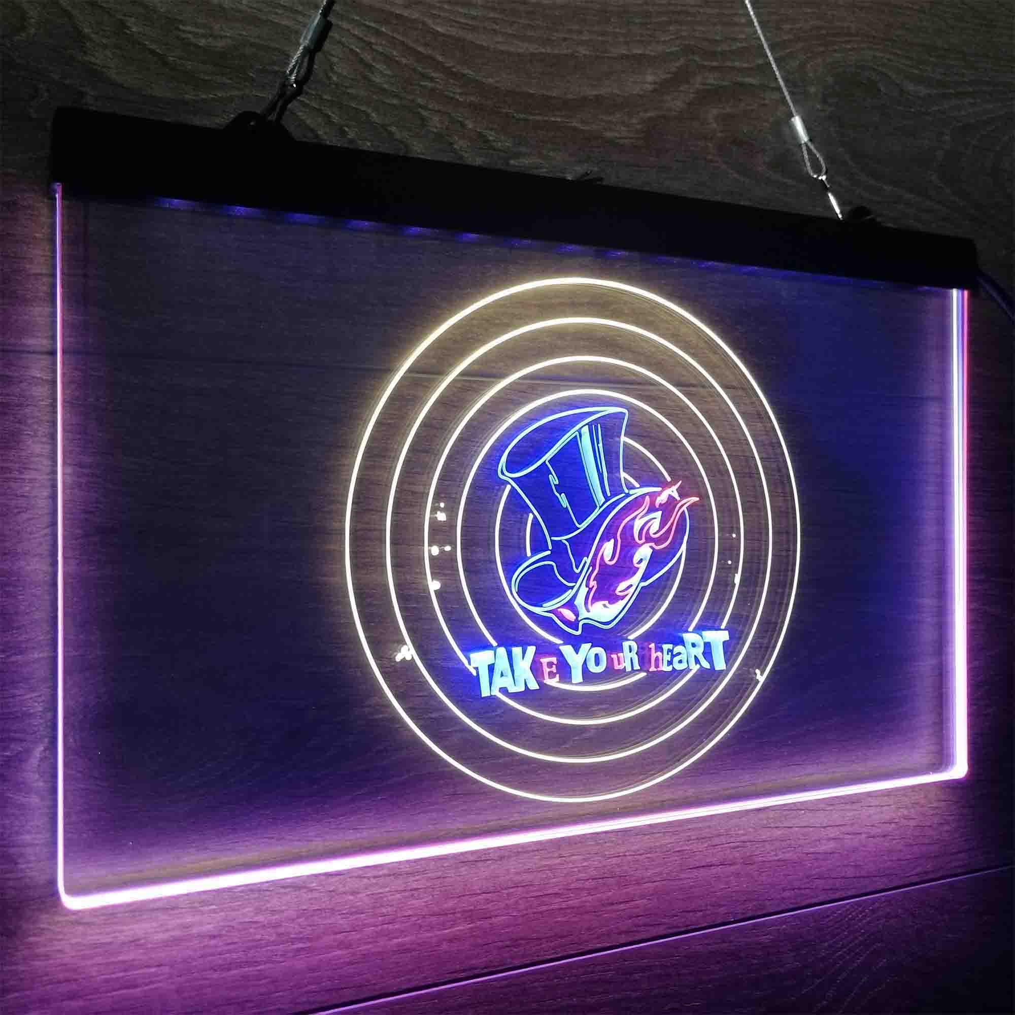 persona 5 take your heart Neon LED Sign 3 Colors