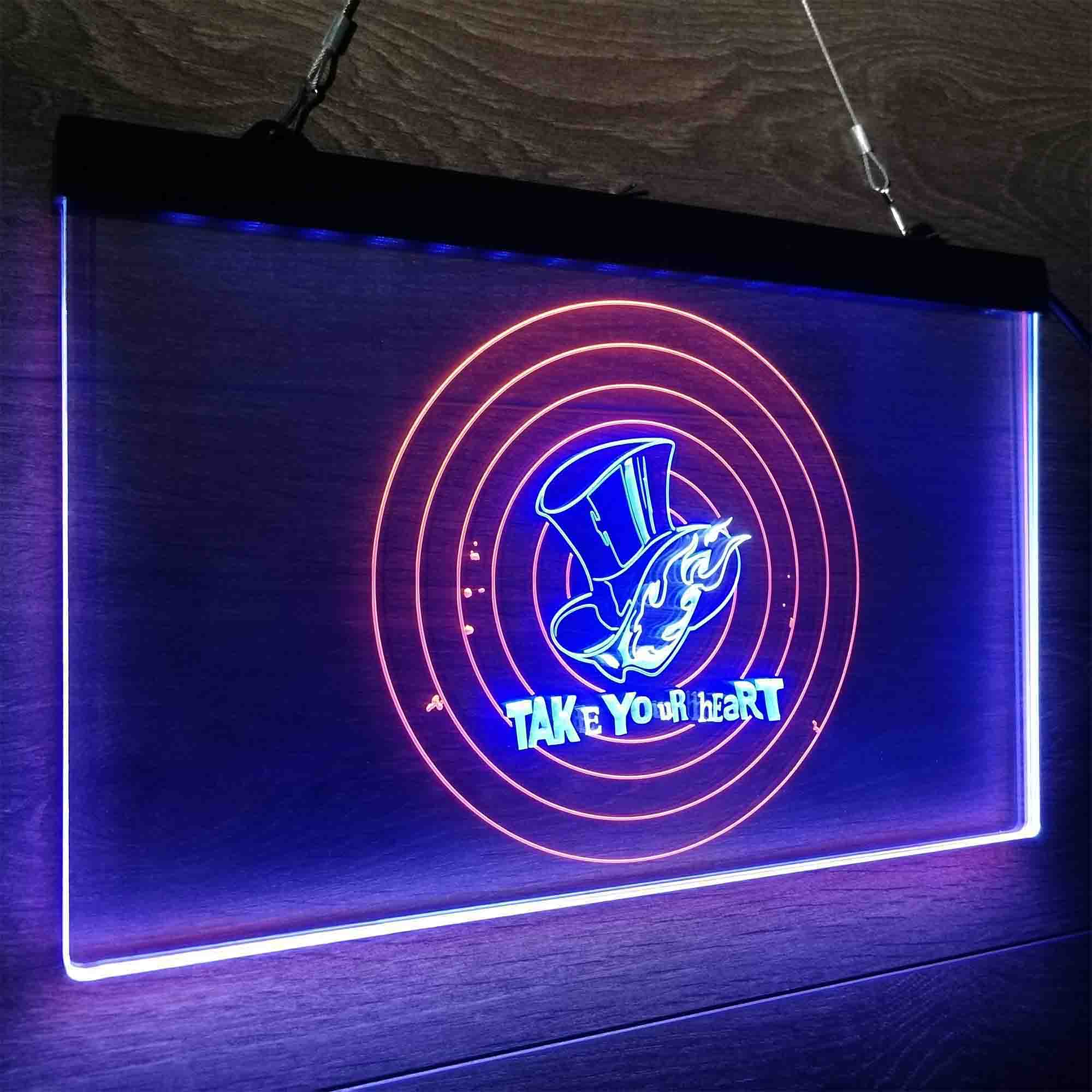 persona 5 take your heart Neon LED Sign 3 Colors