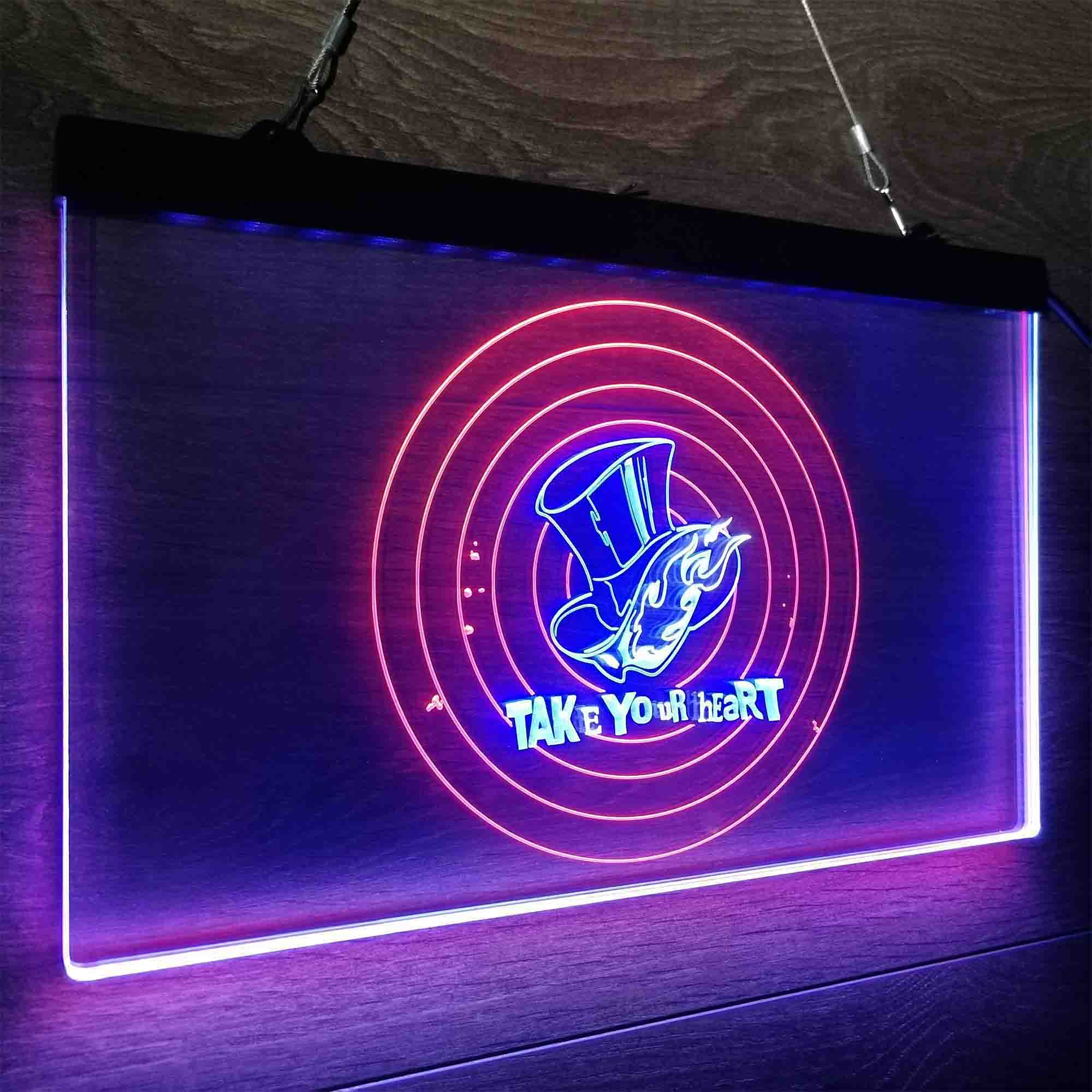 persona 5 take your heart Neon LED Sign 3 Colors