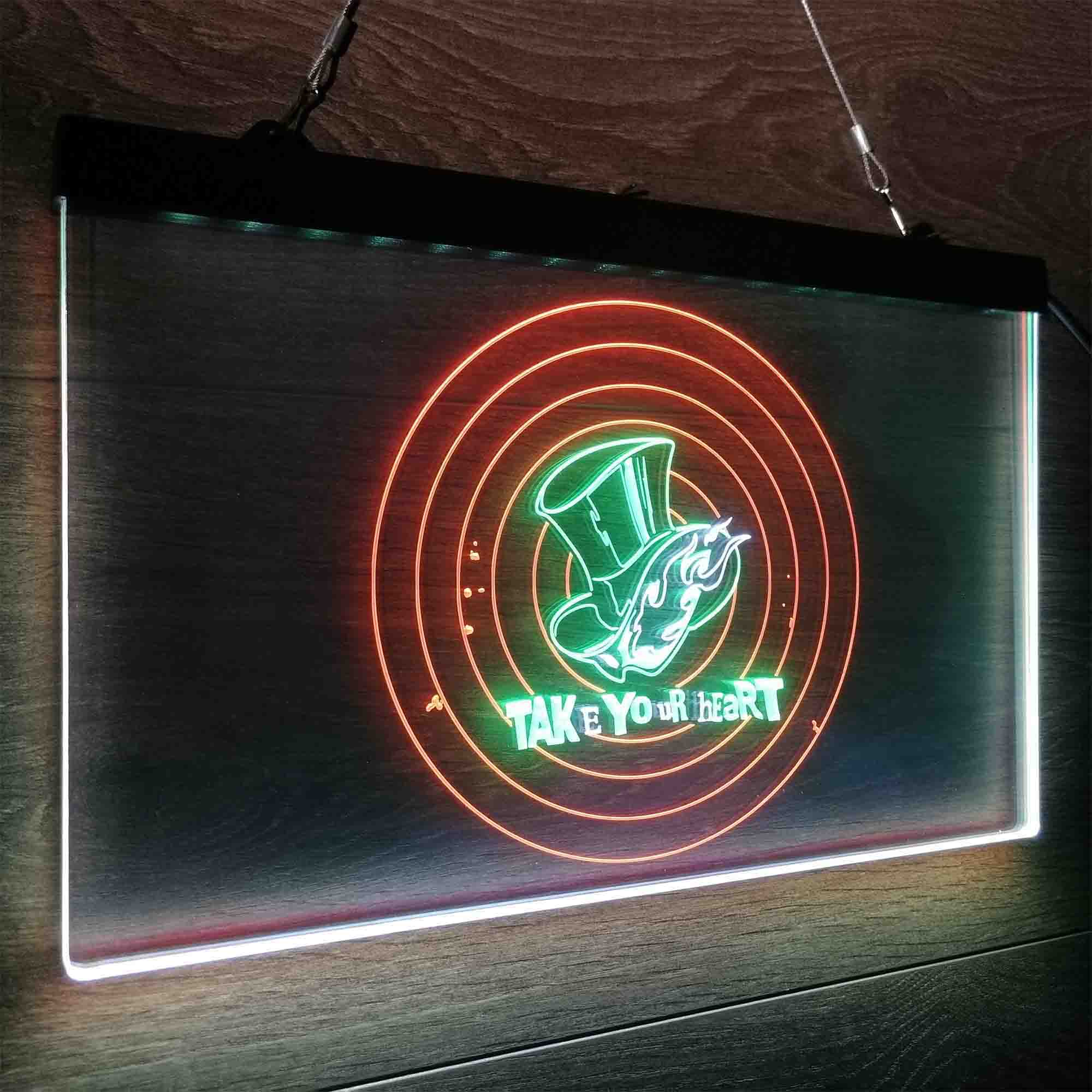 persona 5 take your heart Neon LED Sign 3 Colors