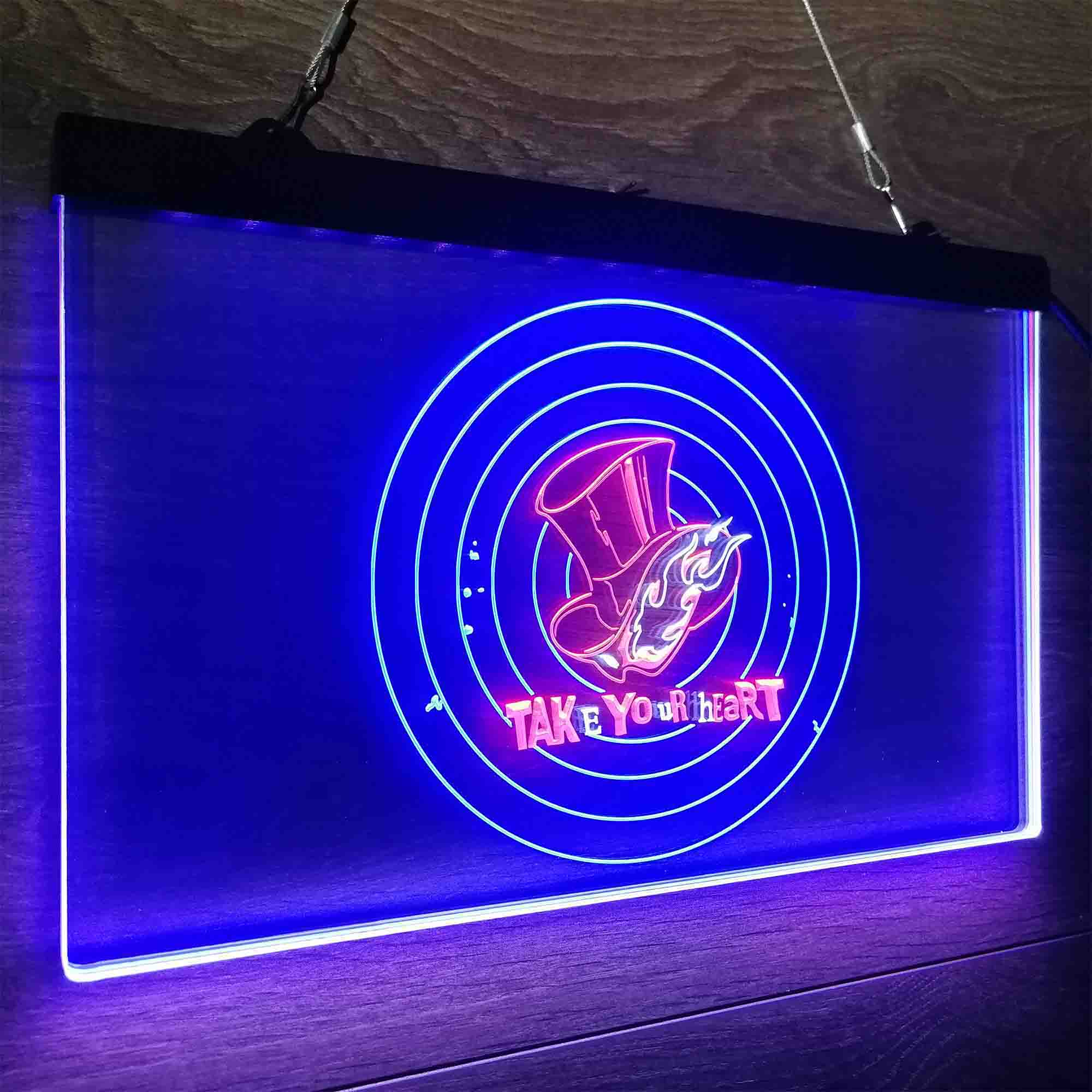 persona 5 take your heart Neon LED Sign 3 Colors