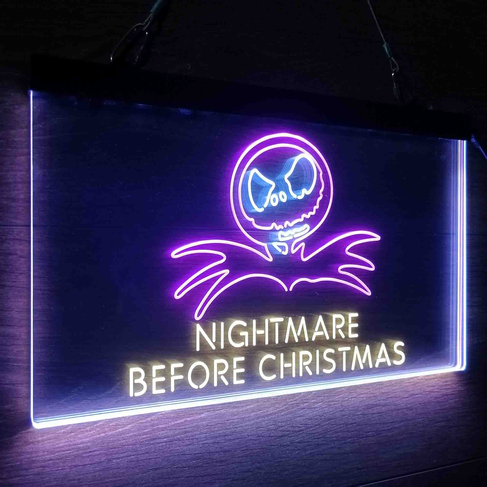 Nightmare Before Christmas Neon LED Sign 3 Colors