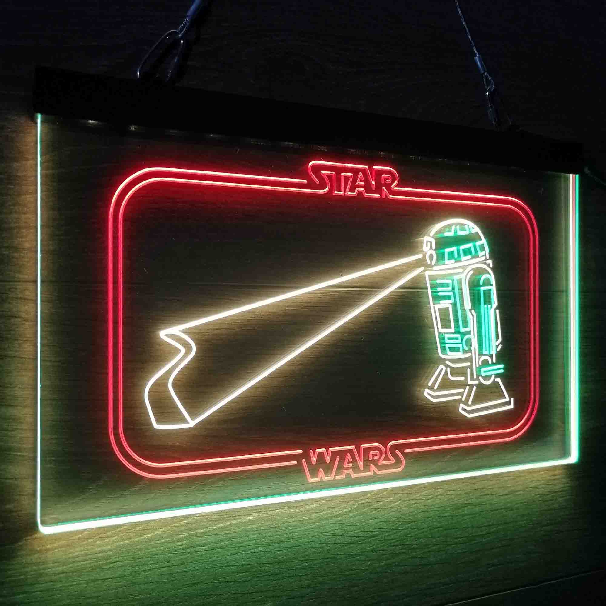 R2C2 Star Wars Room Neon LED Sign 3 Colors