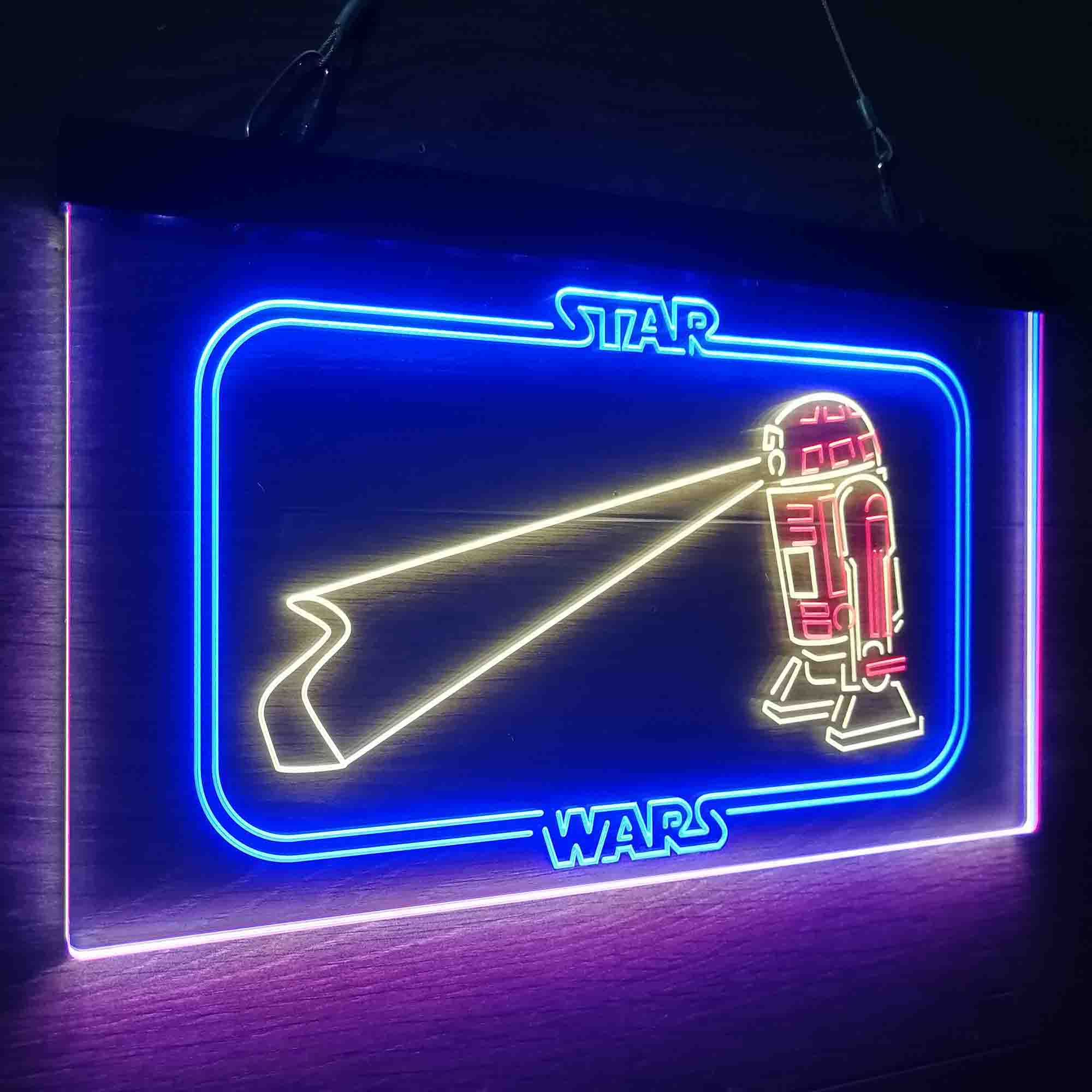 R2C2 Star Wars Room Neon LED Sign 3 Colors