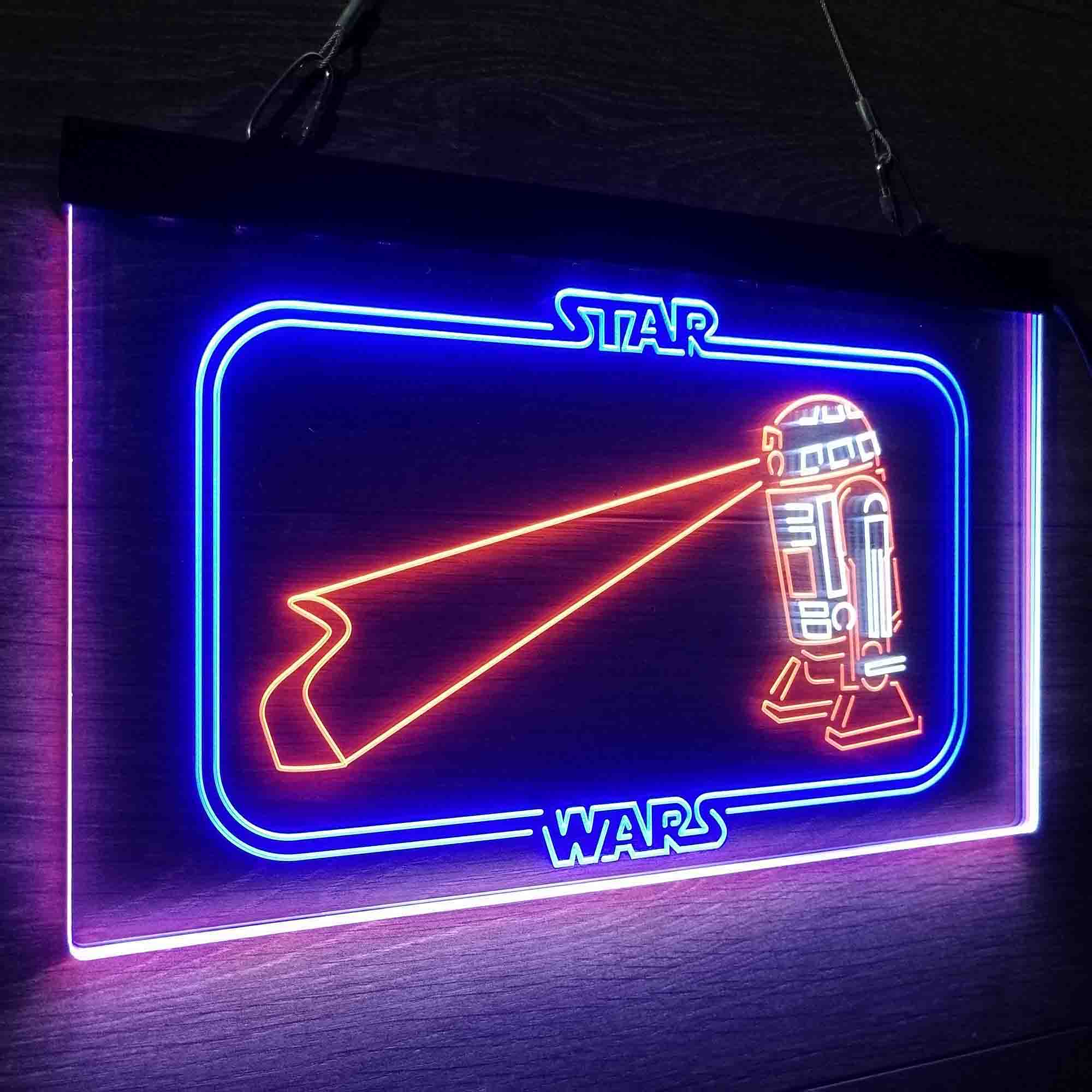 R2C2 Star Wars Room Neon LED Sign 3 Colors