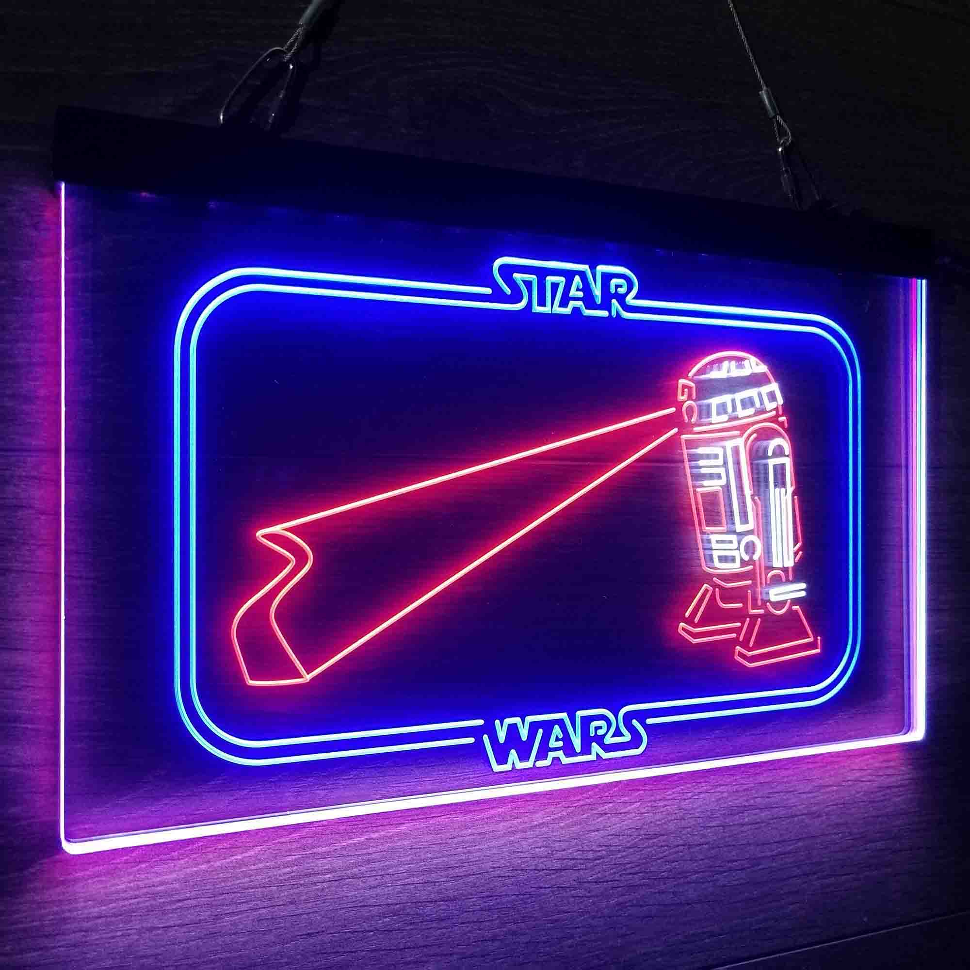 R2C2 Star Wars Room Neon LED Sign 3 Colors