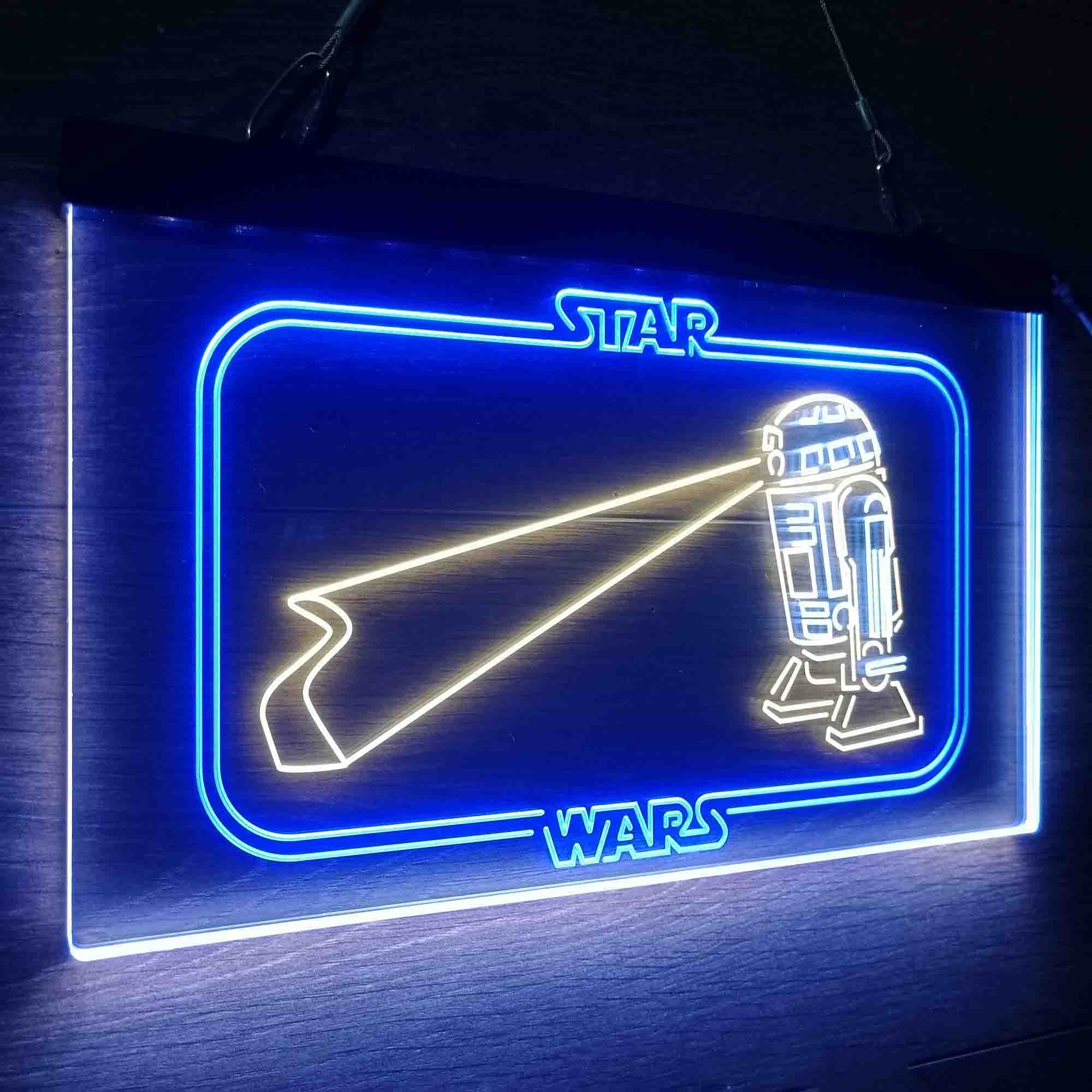 R2C2 Star Wars Room Neon LED Sign 3 Colors