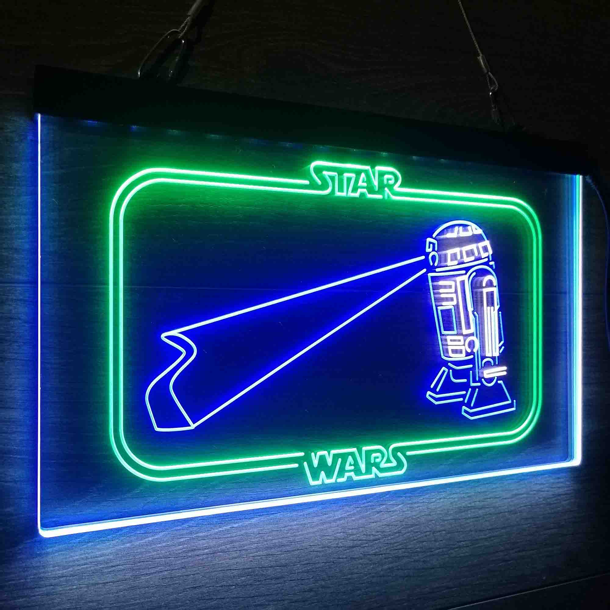 R2C2 Star Wars Room Neon LED Sign 3 Colors