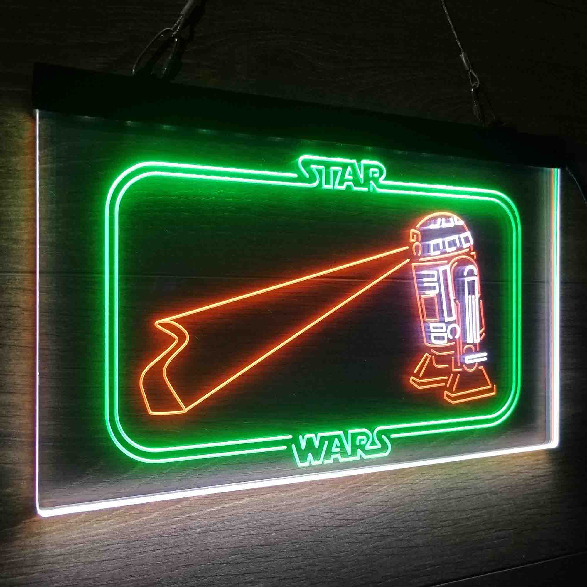 R2C2 Star Wars Room Neon LED Sign 3 Colors