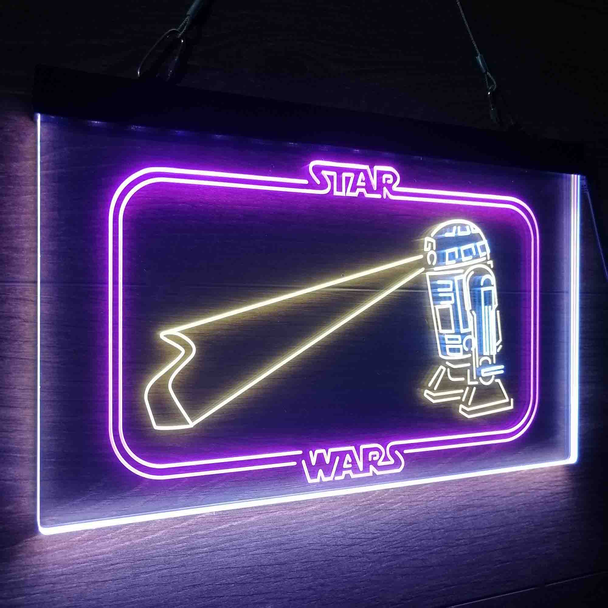 R2C2 Star Wars Room Neon LED Sign 3 Colors