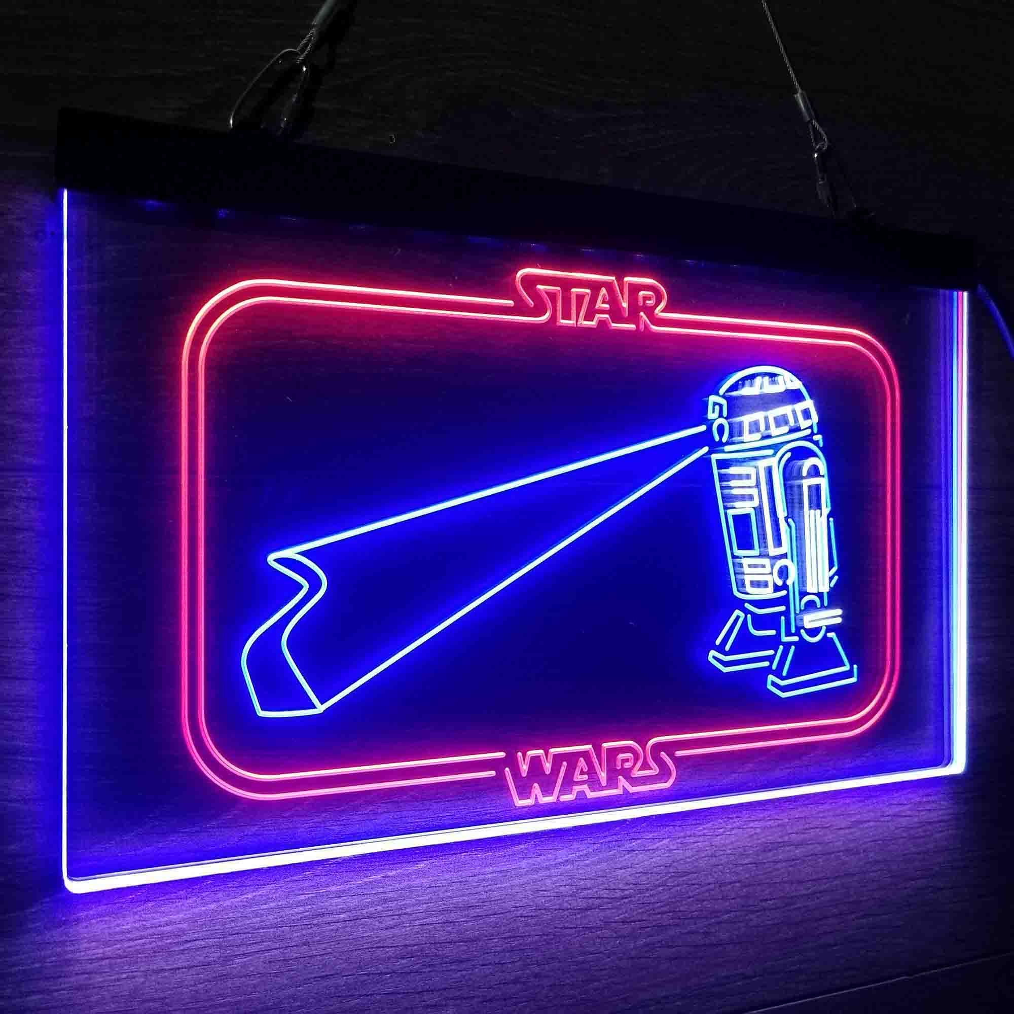 R2C2 Star Wars Room Neon LED Sign 3 Colors