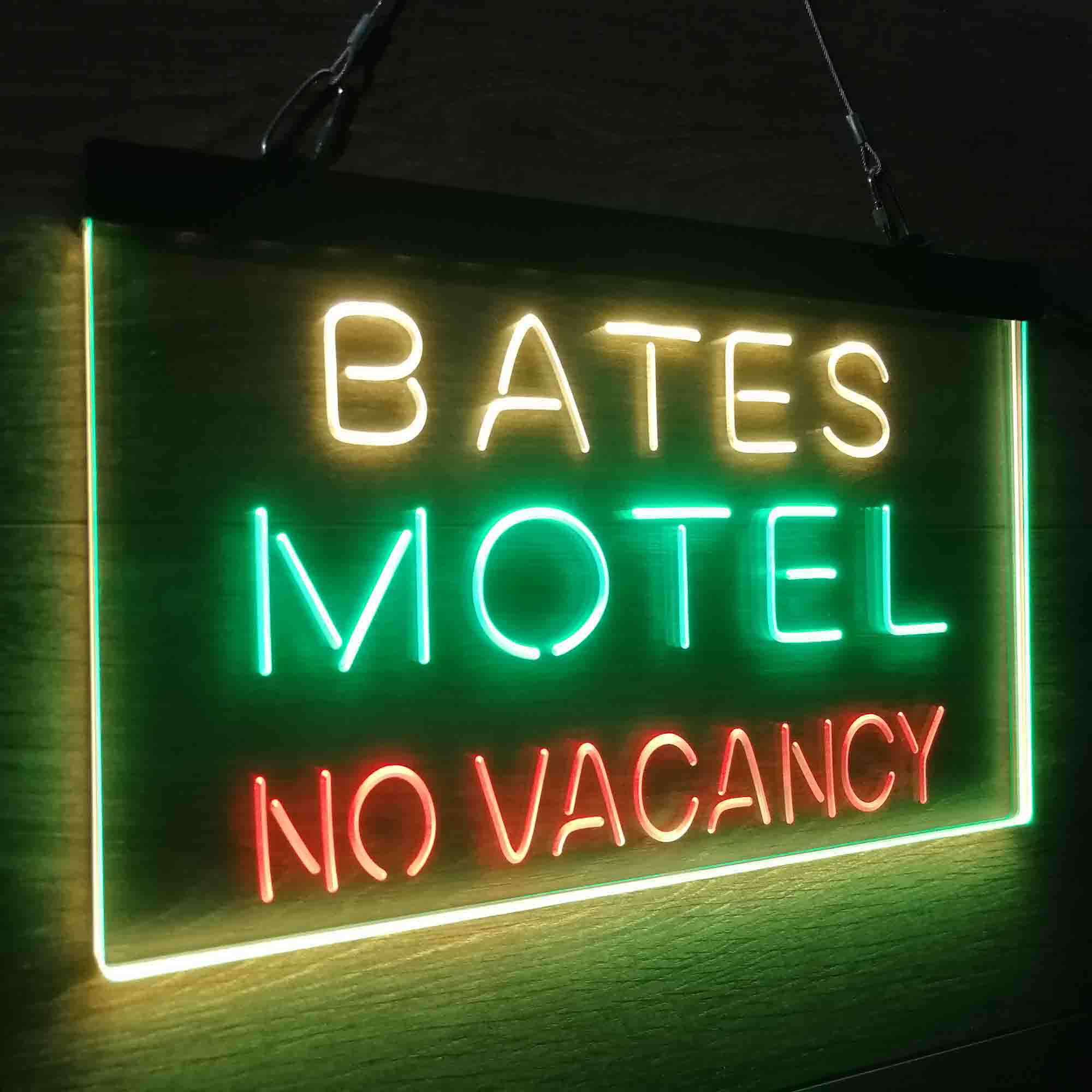 Bates Motel No Vacancy Neon LED Sign 3 Colors