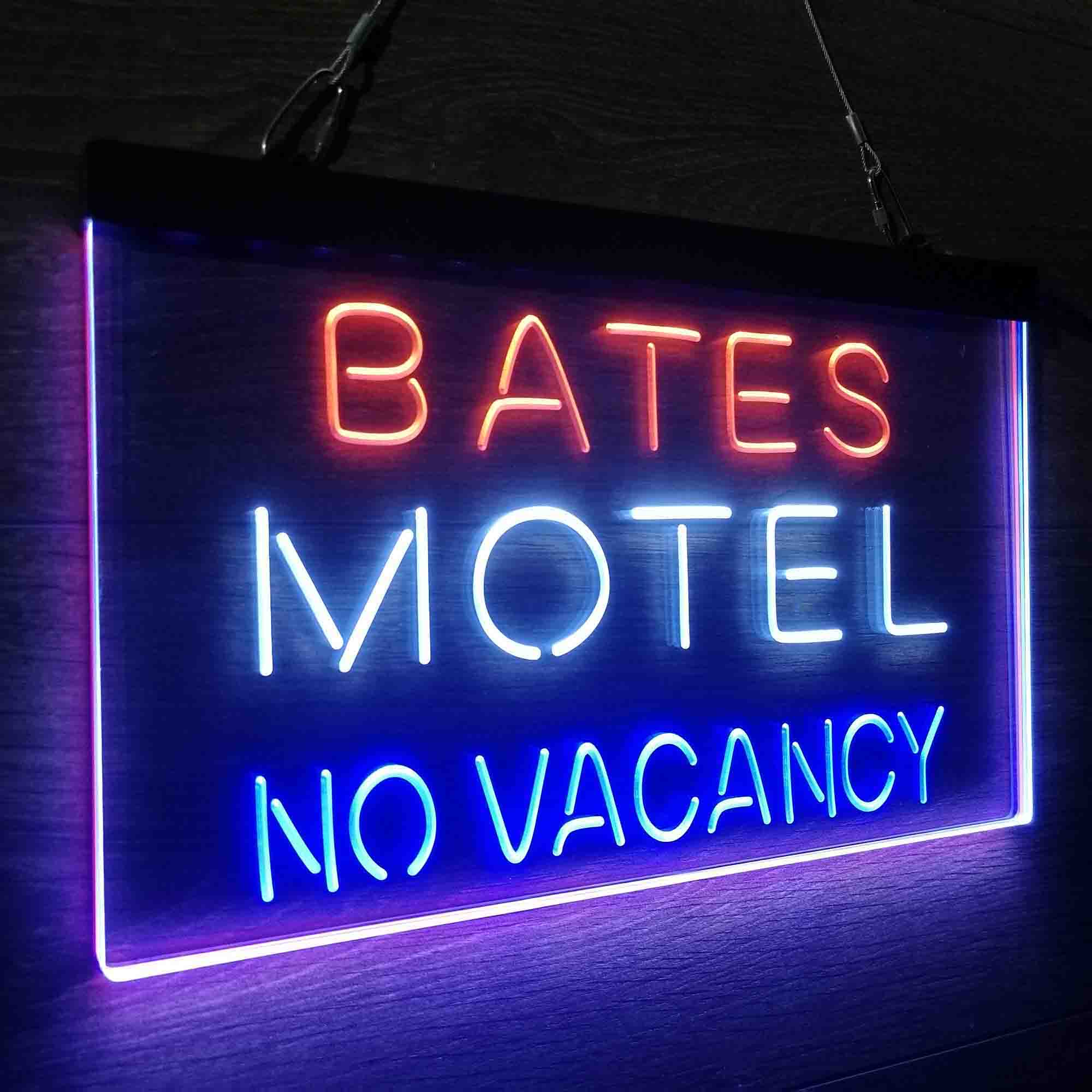 Bates Motel No Vacancy Neon LED Sign 3 Colors