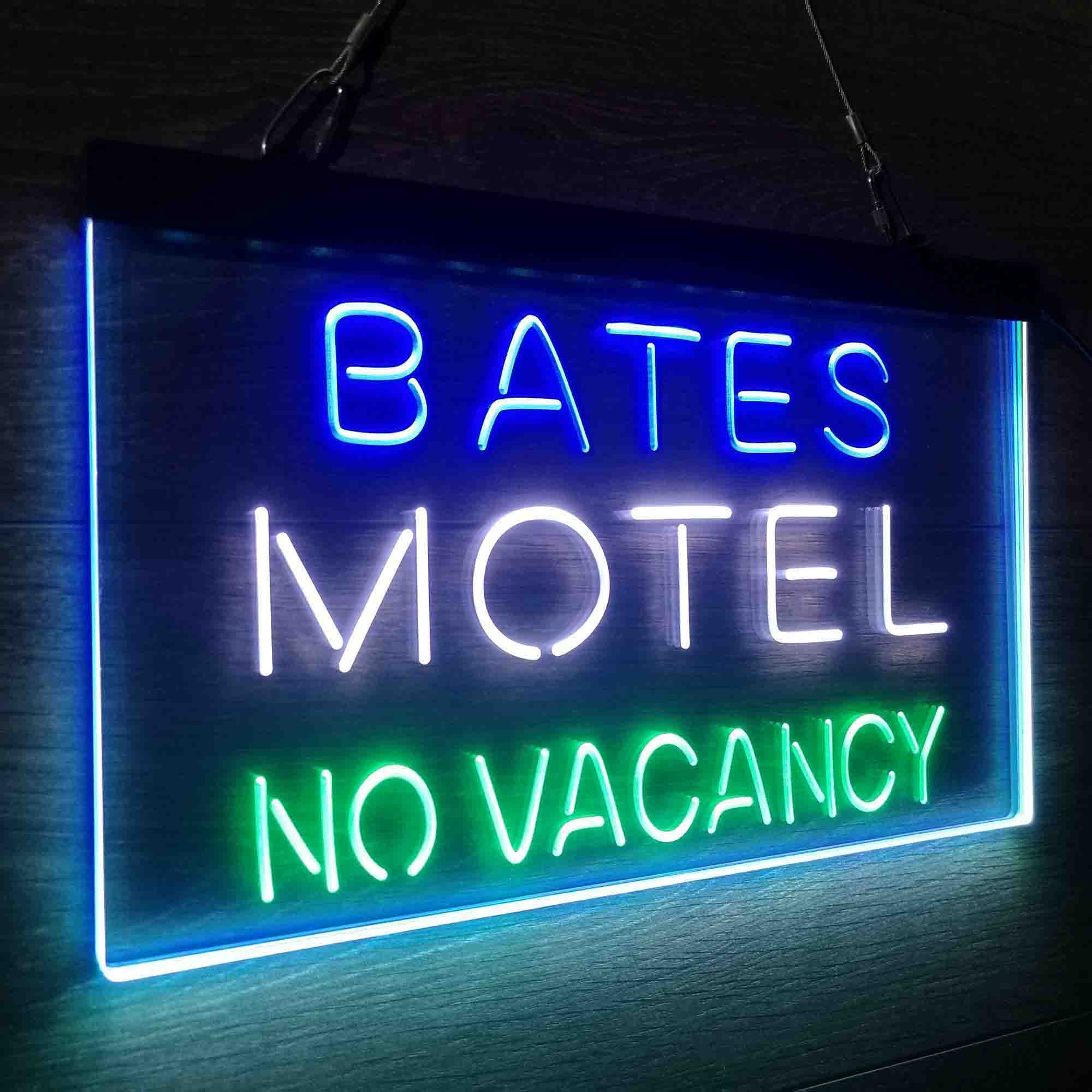 Bates Motel No Vacancy Neon LED Sign 3 Colors