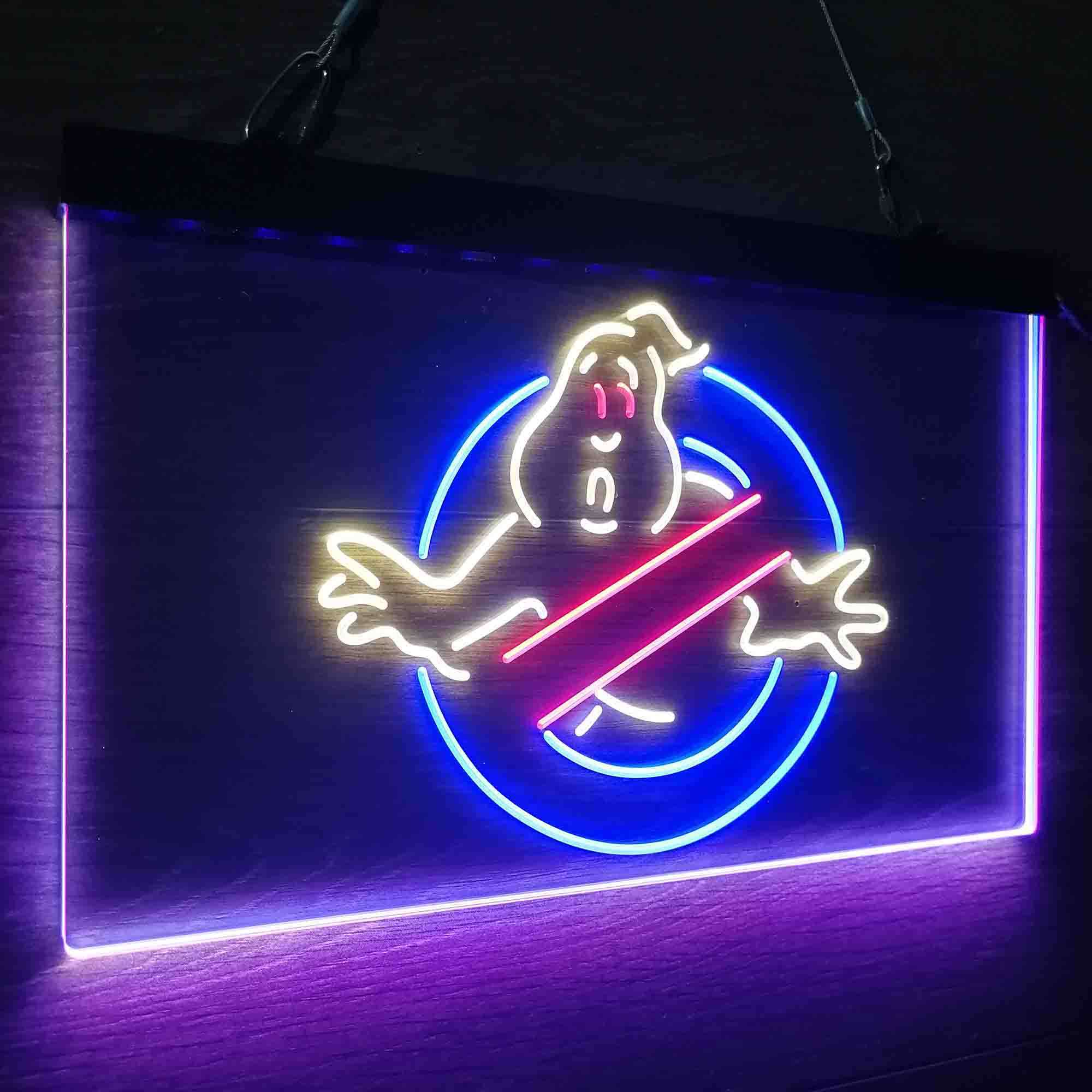 Ghostbusters No Ghosts Neon LED Sign 3 Colors