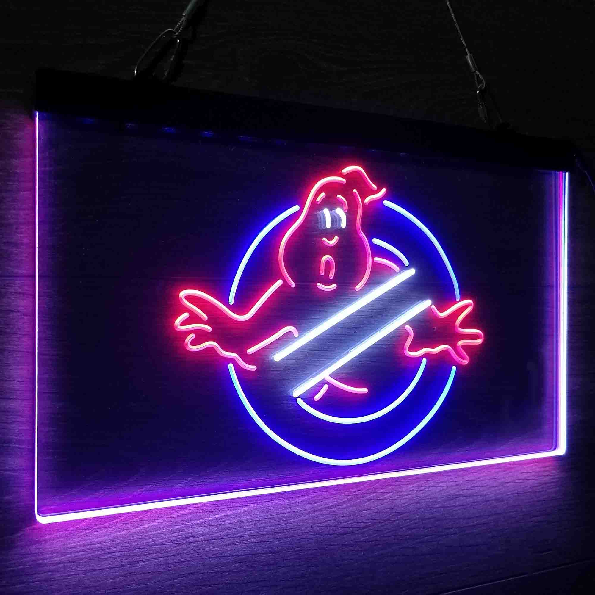 Ghostbusters No Ghosts Neon LED Sign 3 Colors