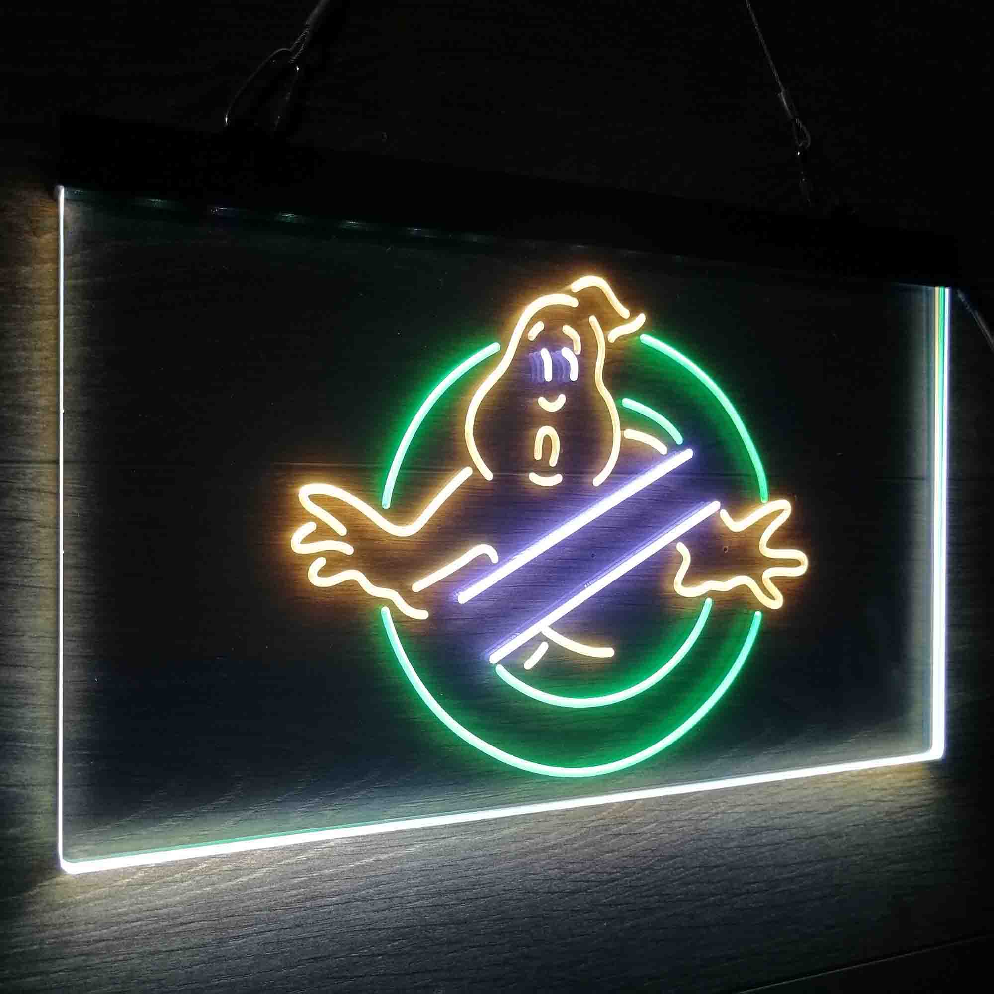 Ghostbusters No Ghosts Neon LED Sign 3 Colors